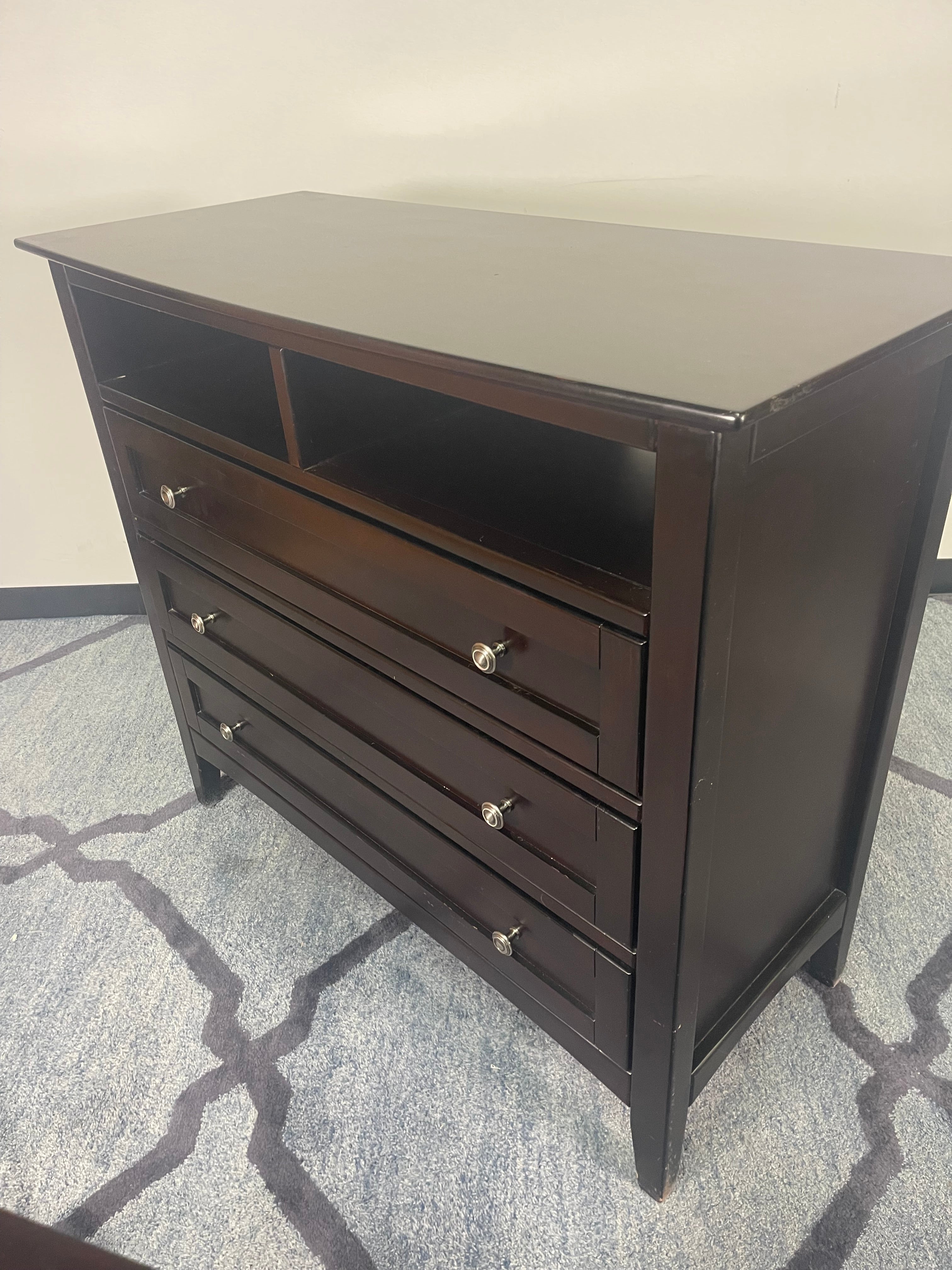 Aspenhome Espresso Bedroom Set – Media Chest & Nightstands