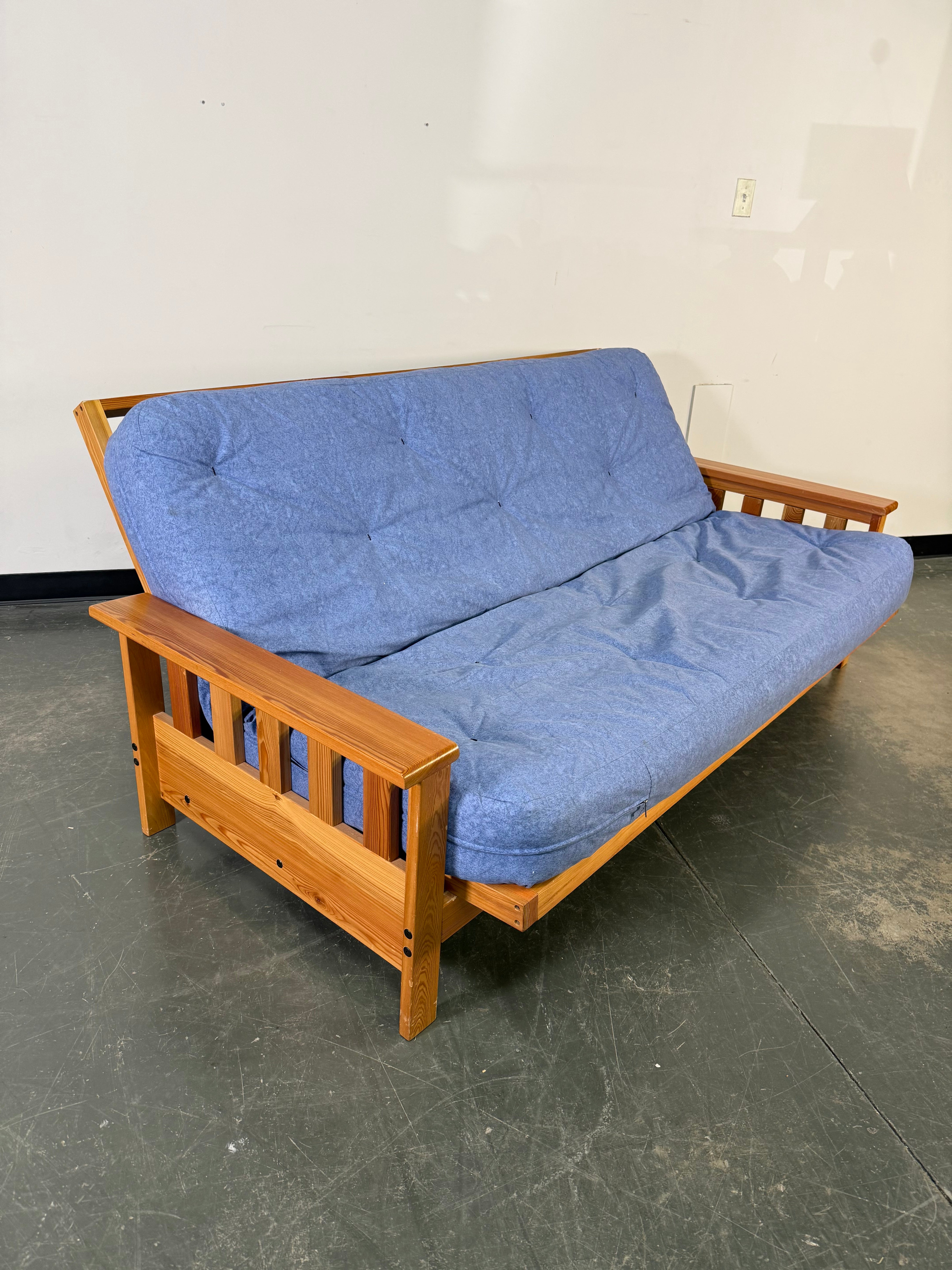 Solid Wood Futon Sofa Bed