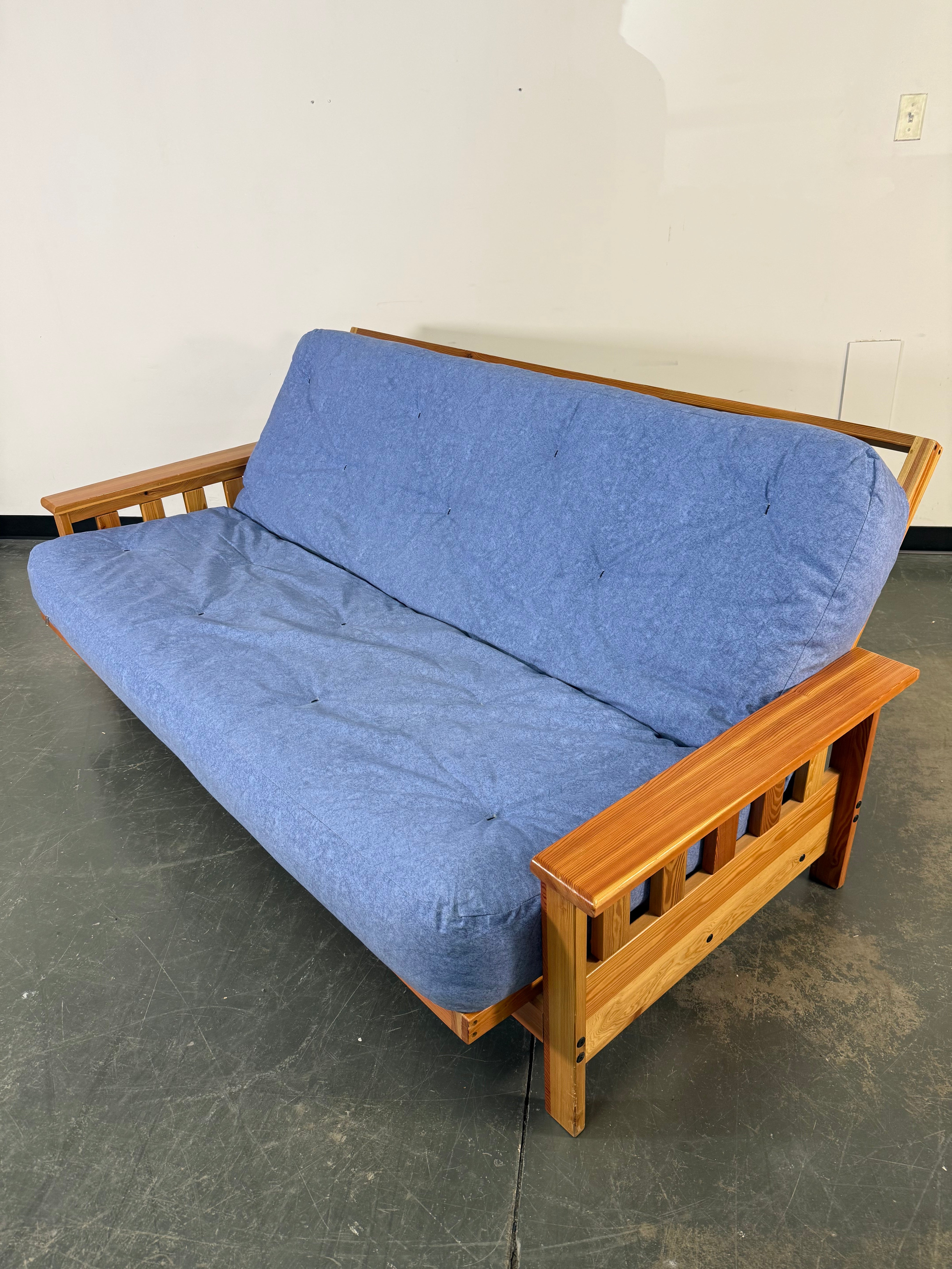 Solid Wood Futon Sofa Bed