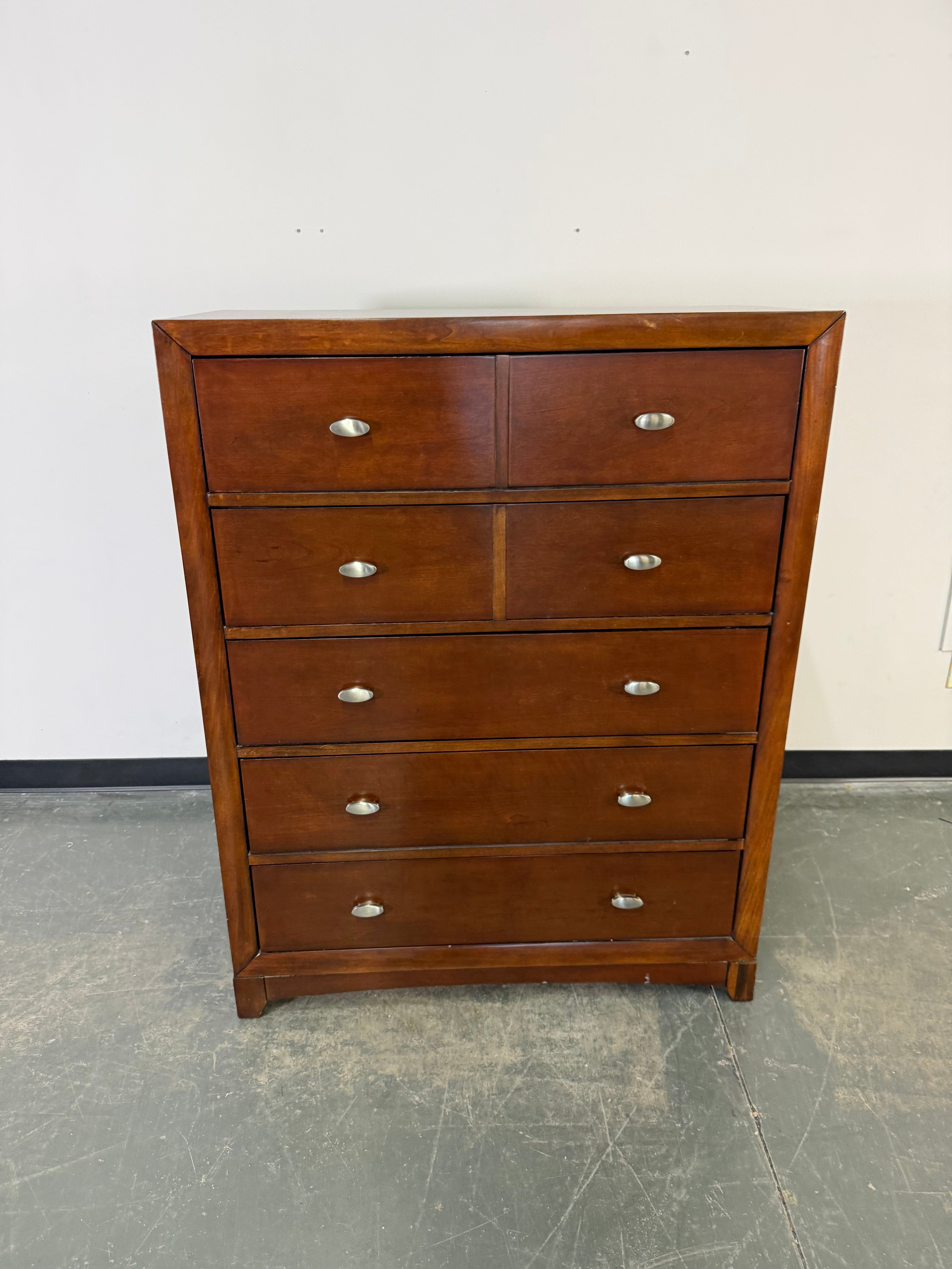 Solid Wood 6-Drawer Chest