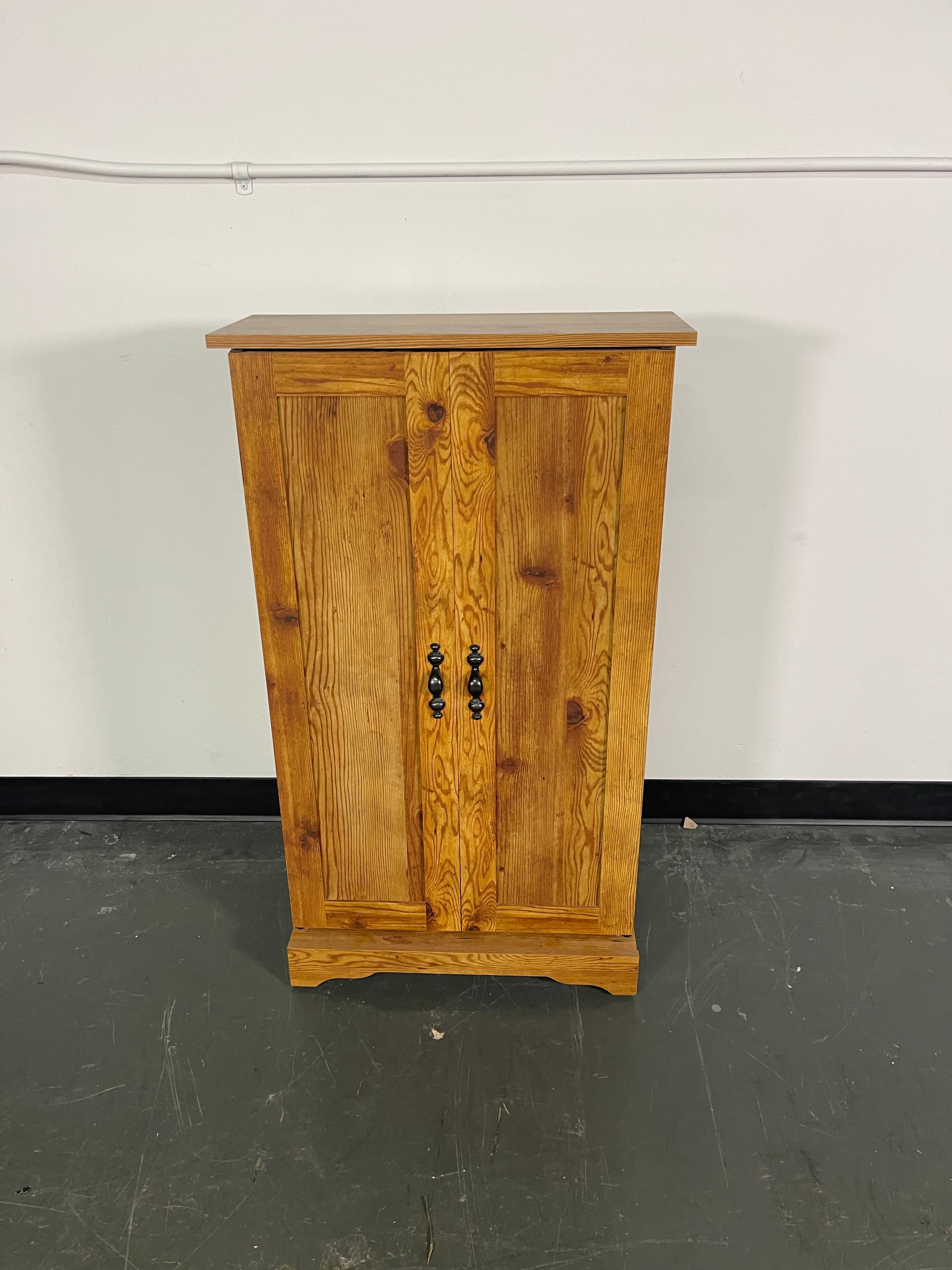 Slim Two-Door Storage Cabinet