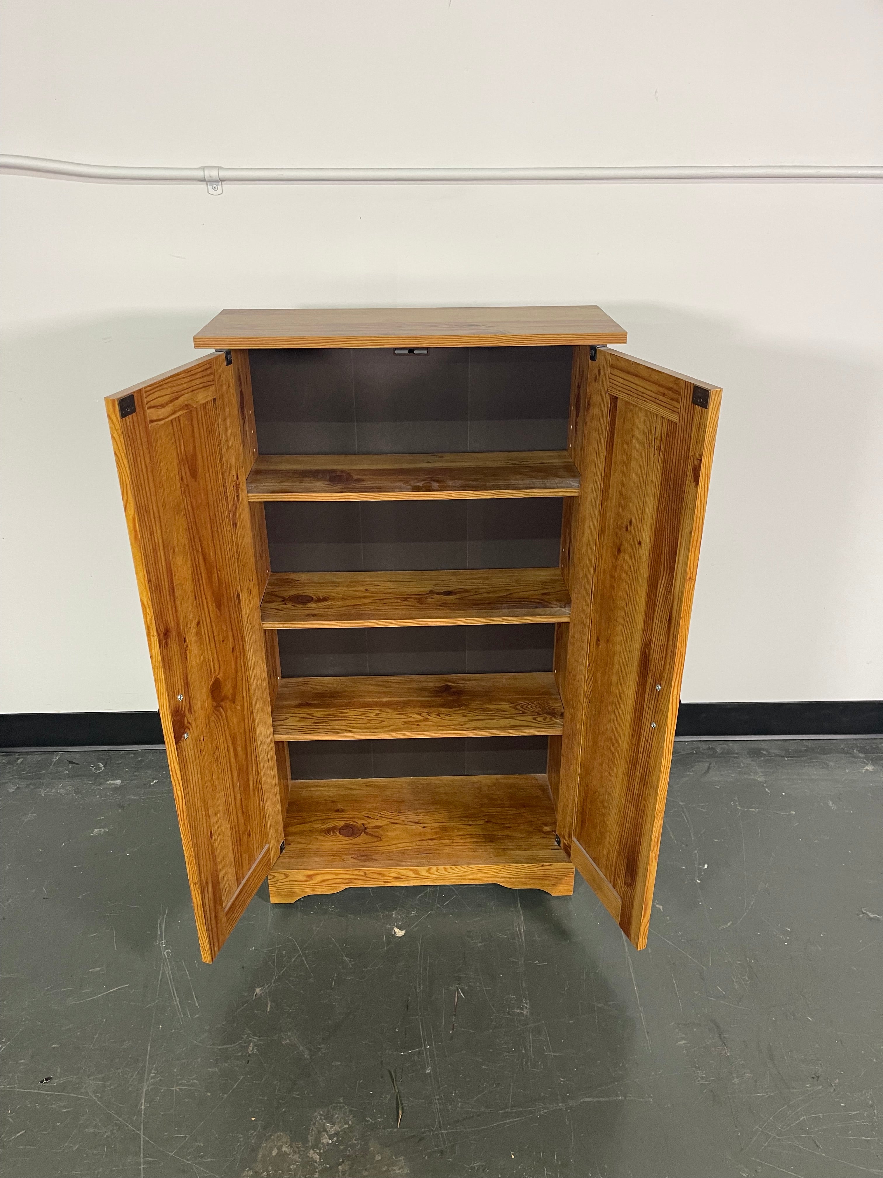 Slim Two-Door Storage Cabinet