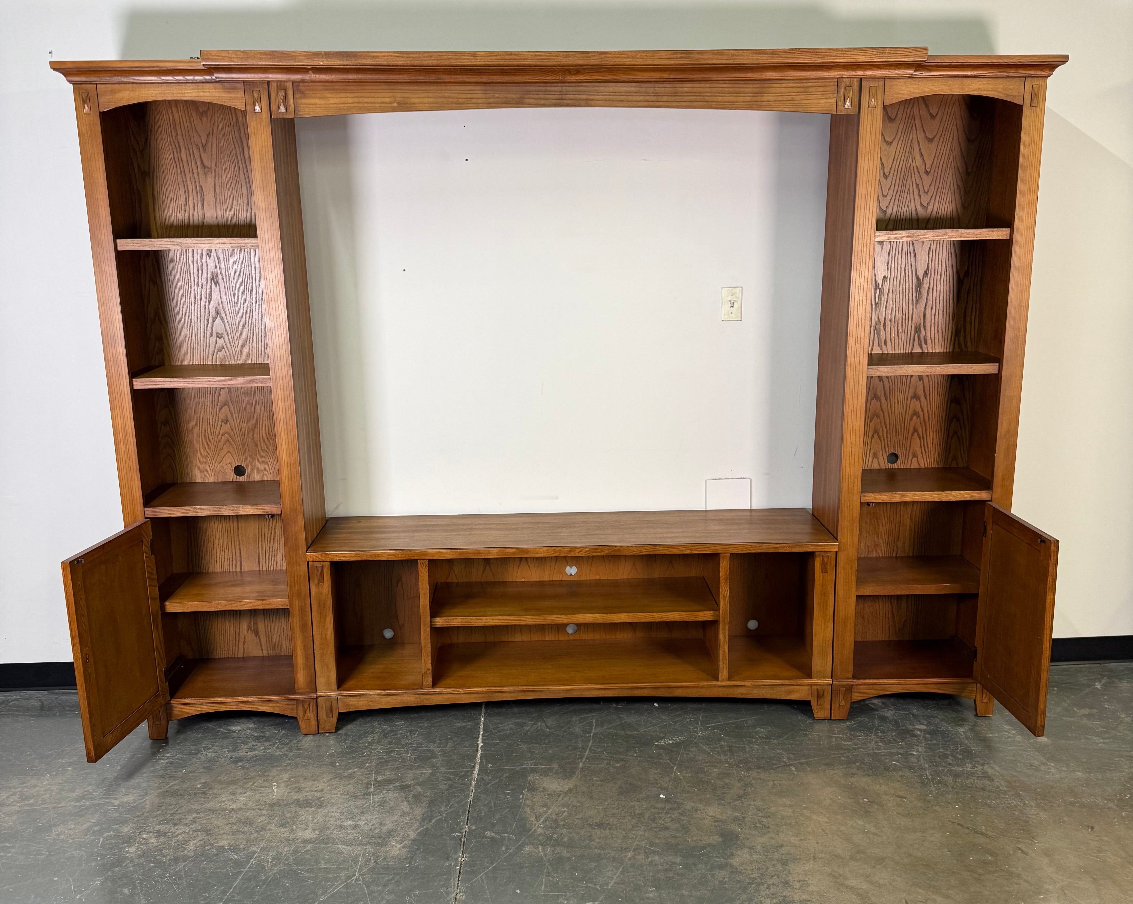 Beautiful 4-Piece Entertainment Center