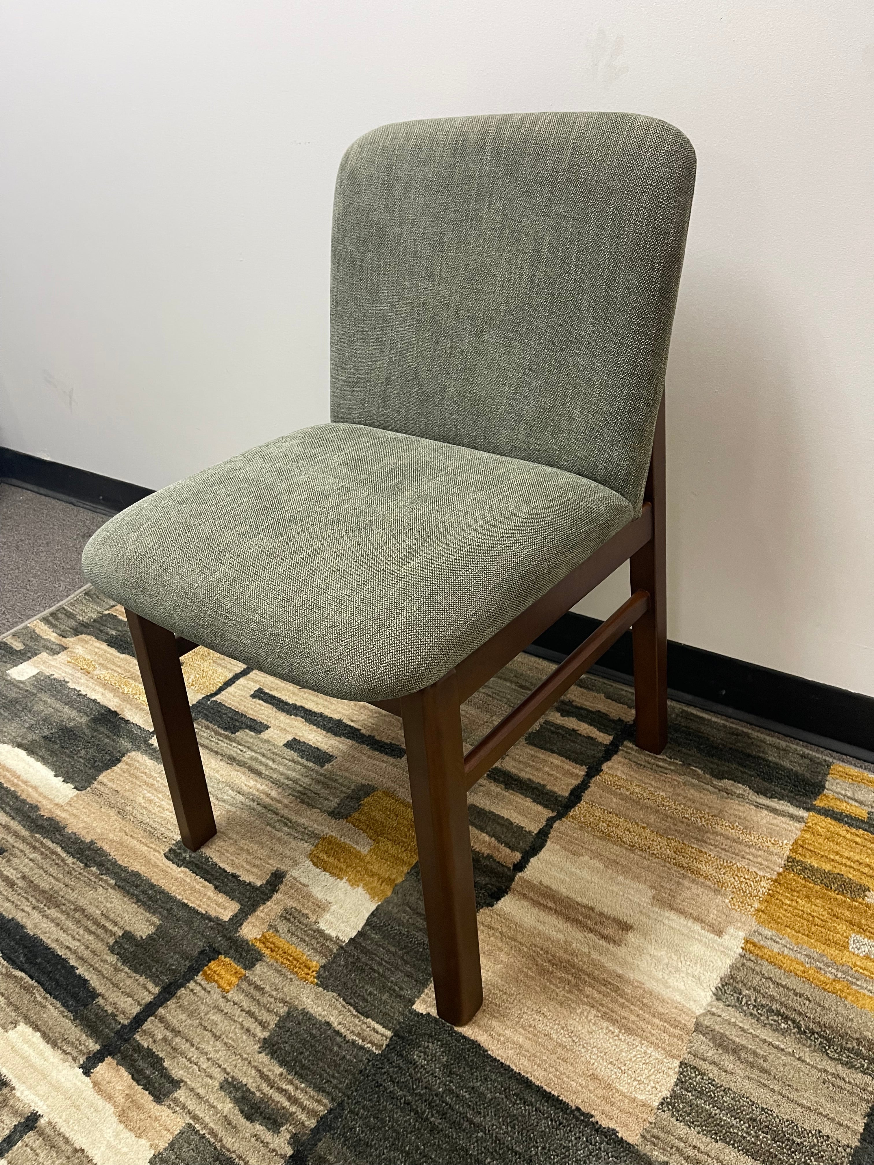 Article Mid-Century Dining Chairs in Sage Green – Set of 2