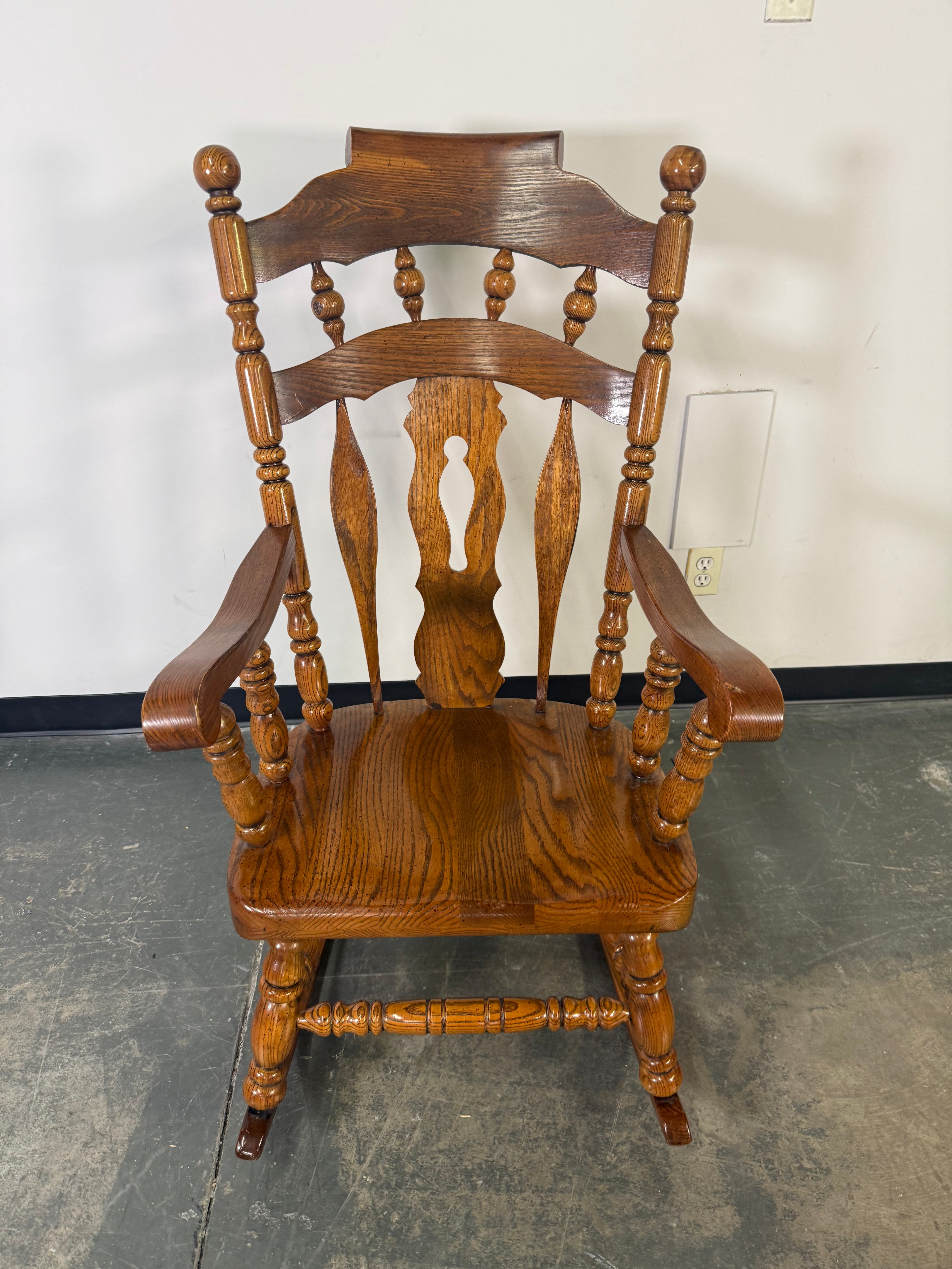 Classic Solid Wood Rocking Chair