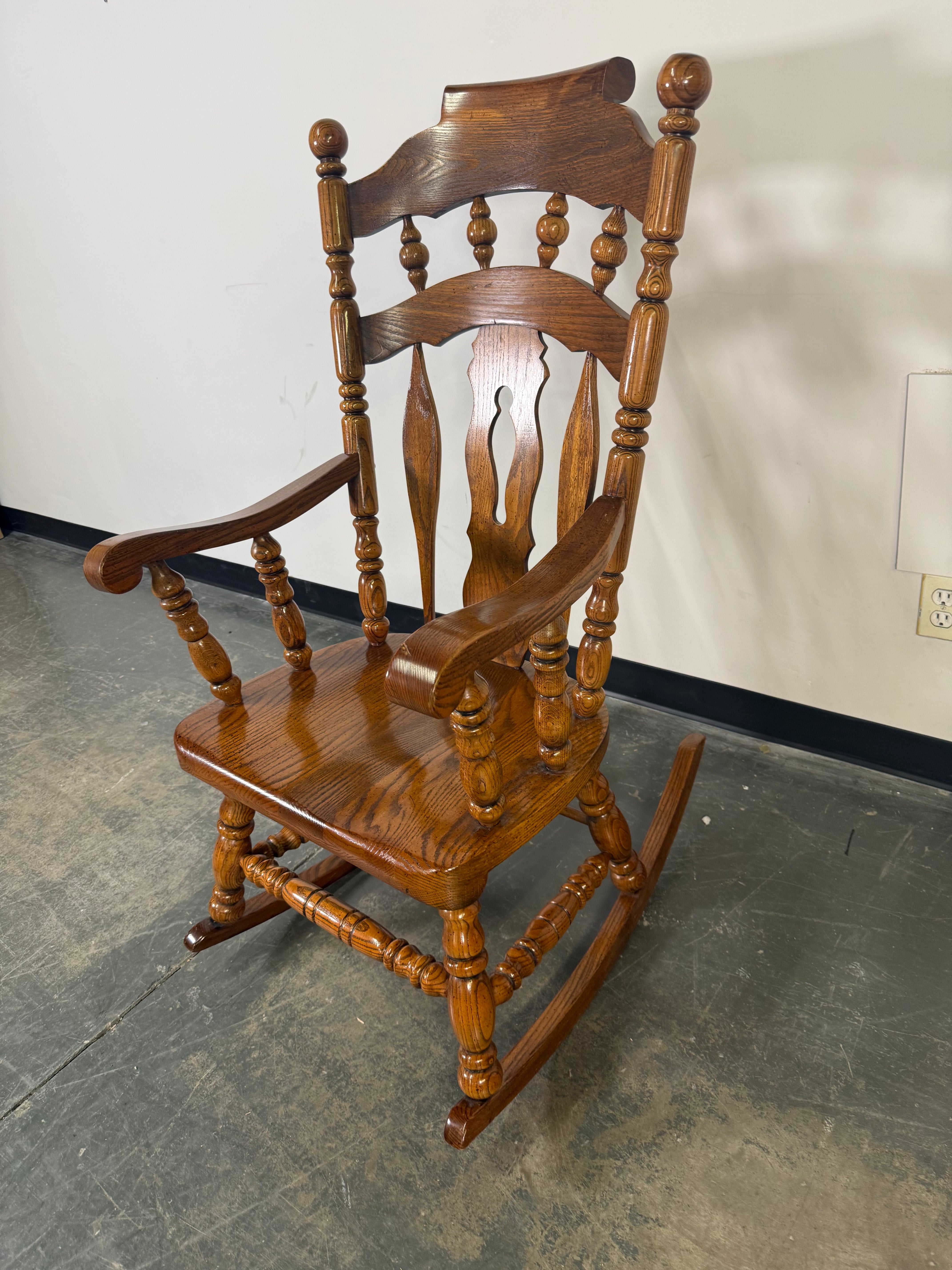 Classic Solid Wood Rocking Chair