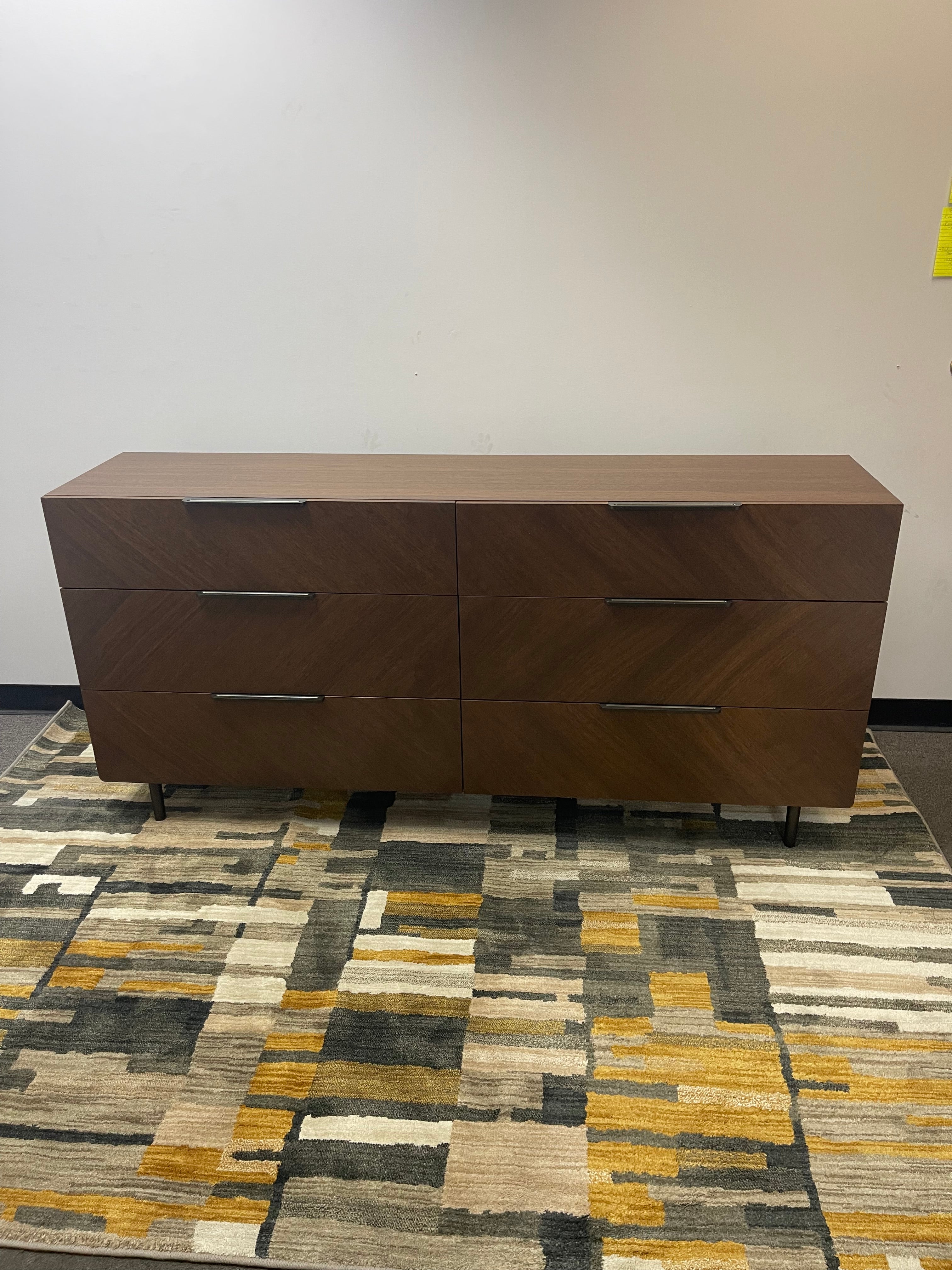 Article Modern 6-Drawer Dresser in Walnut Tone