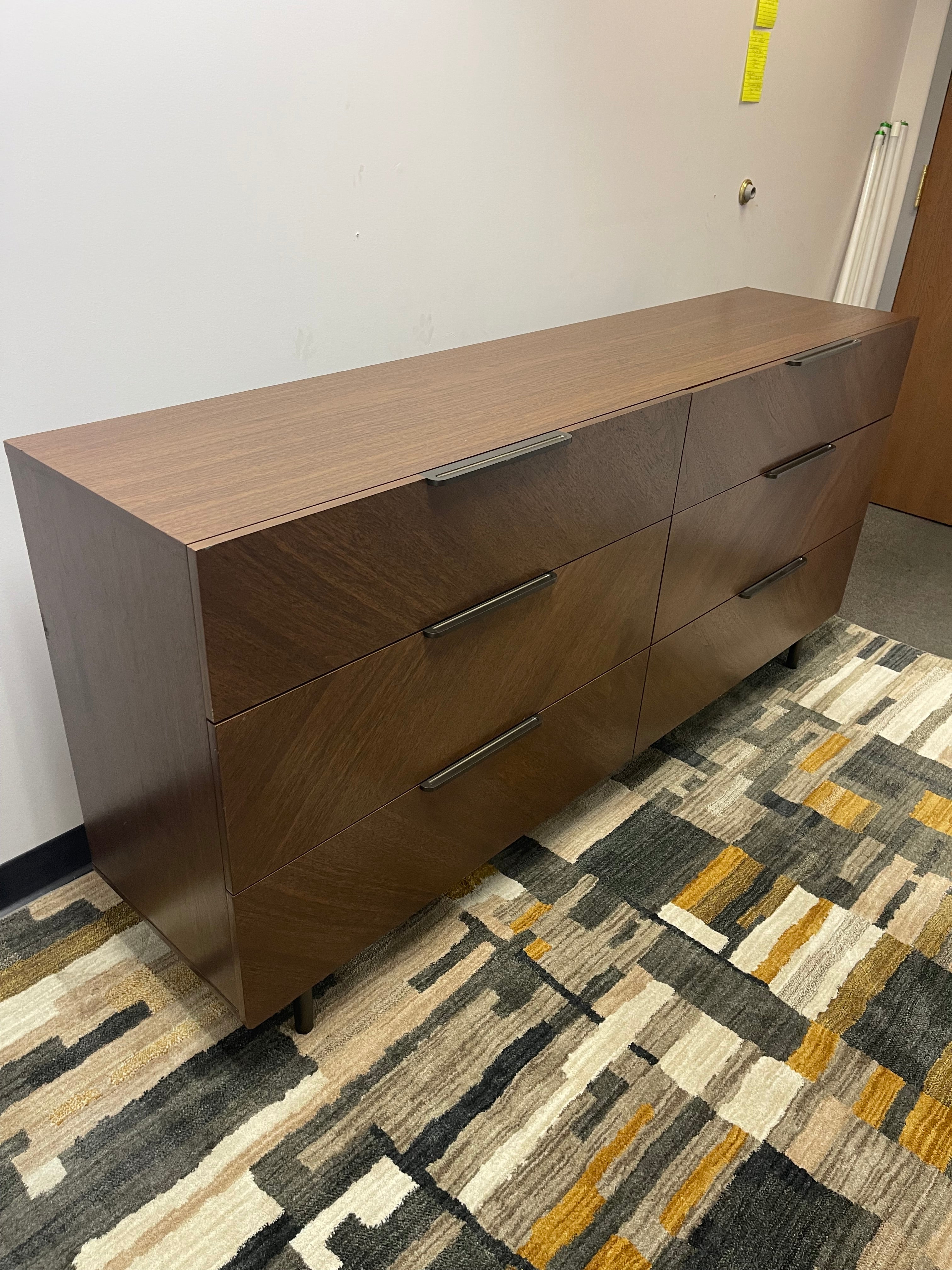 Article Modern 6-Drawer Dresser in Walnut Tone