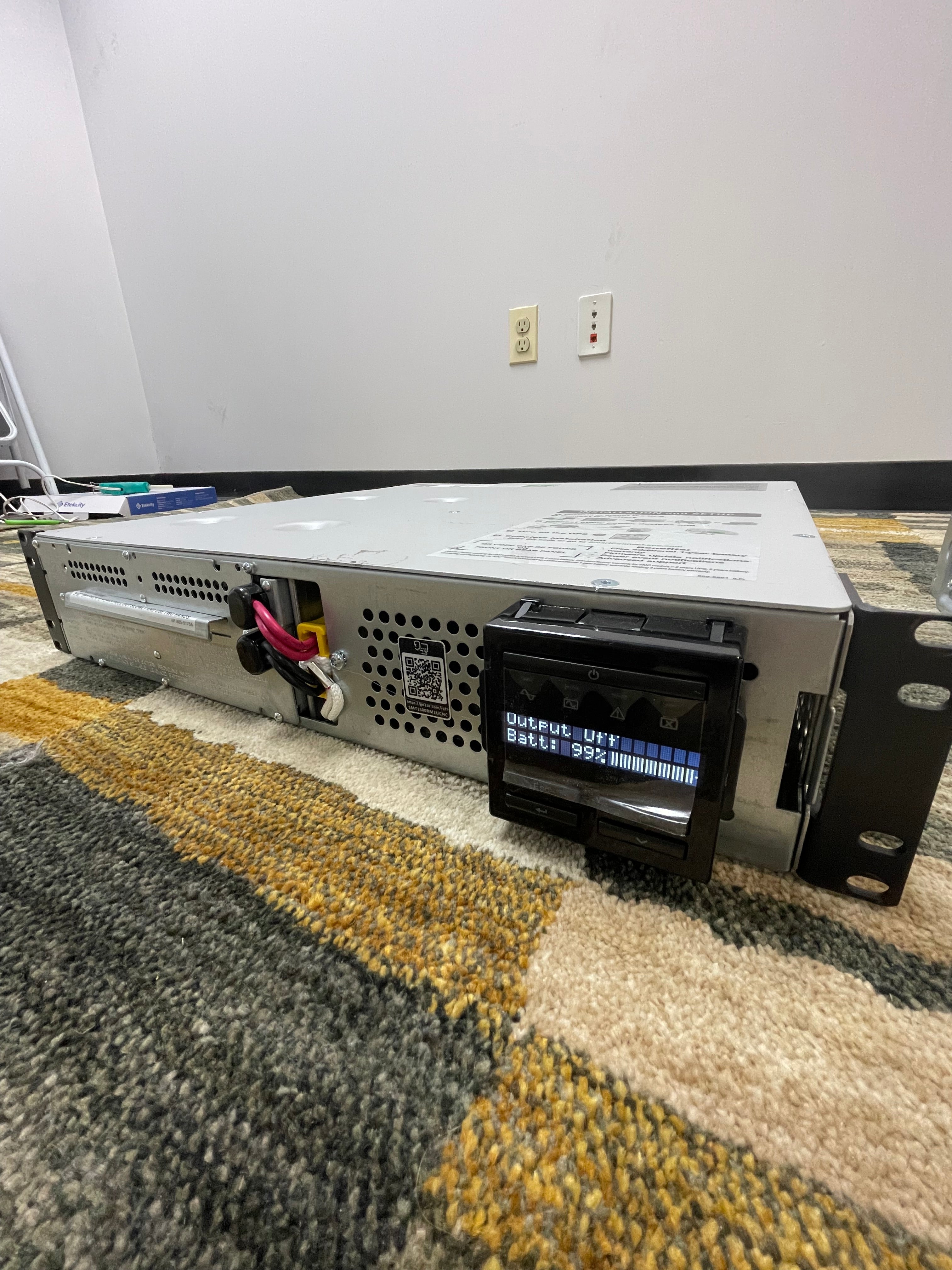 APC Smart-UPS 1500VA Rack-Mount Battery Backup with Network Card