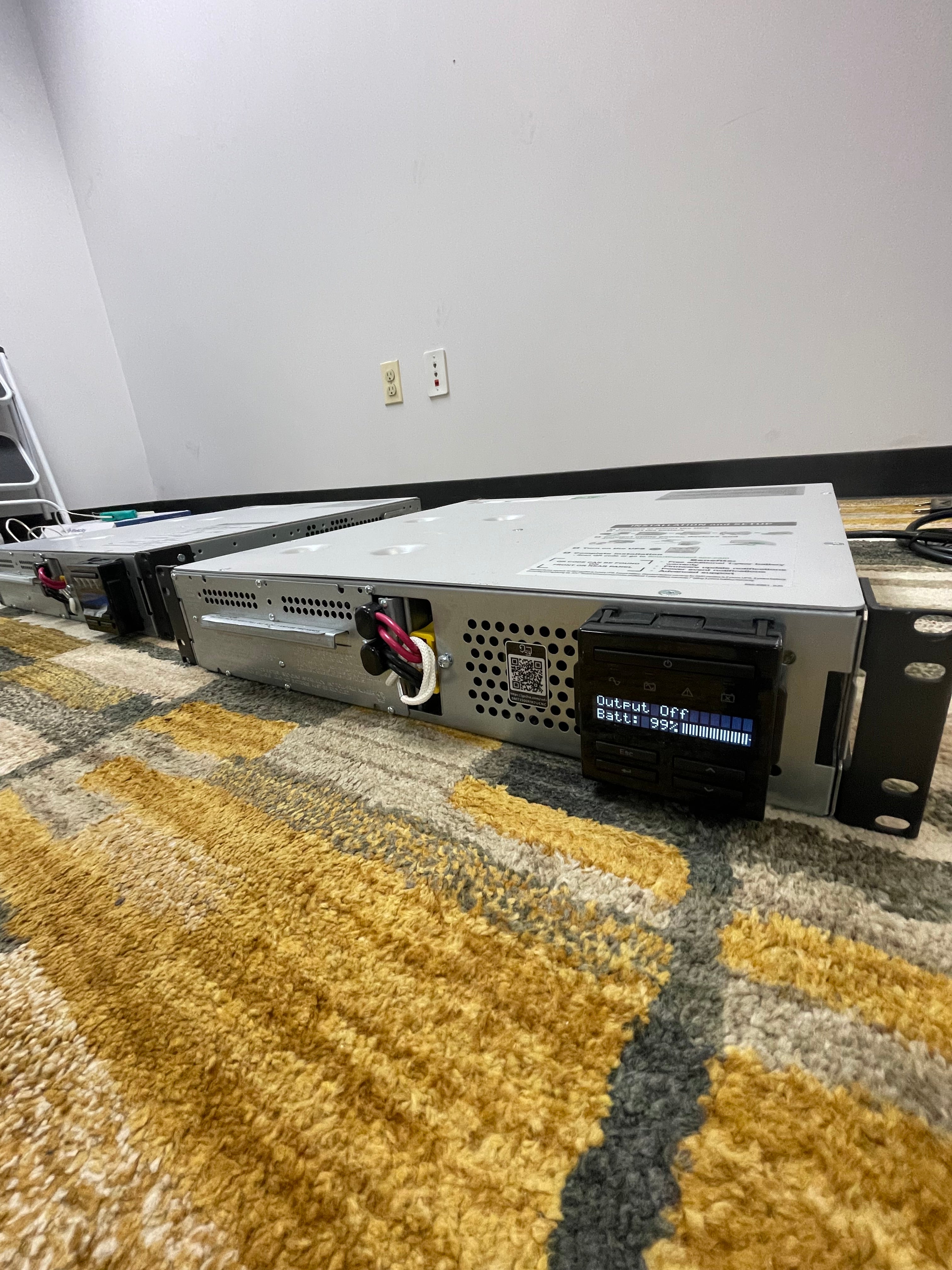 APC Smart-UPS 1500VA Rack-Mount Battery Backup with Network Card