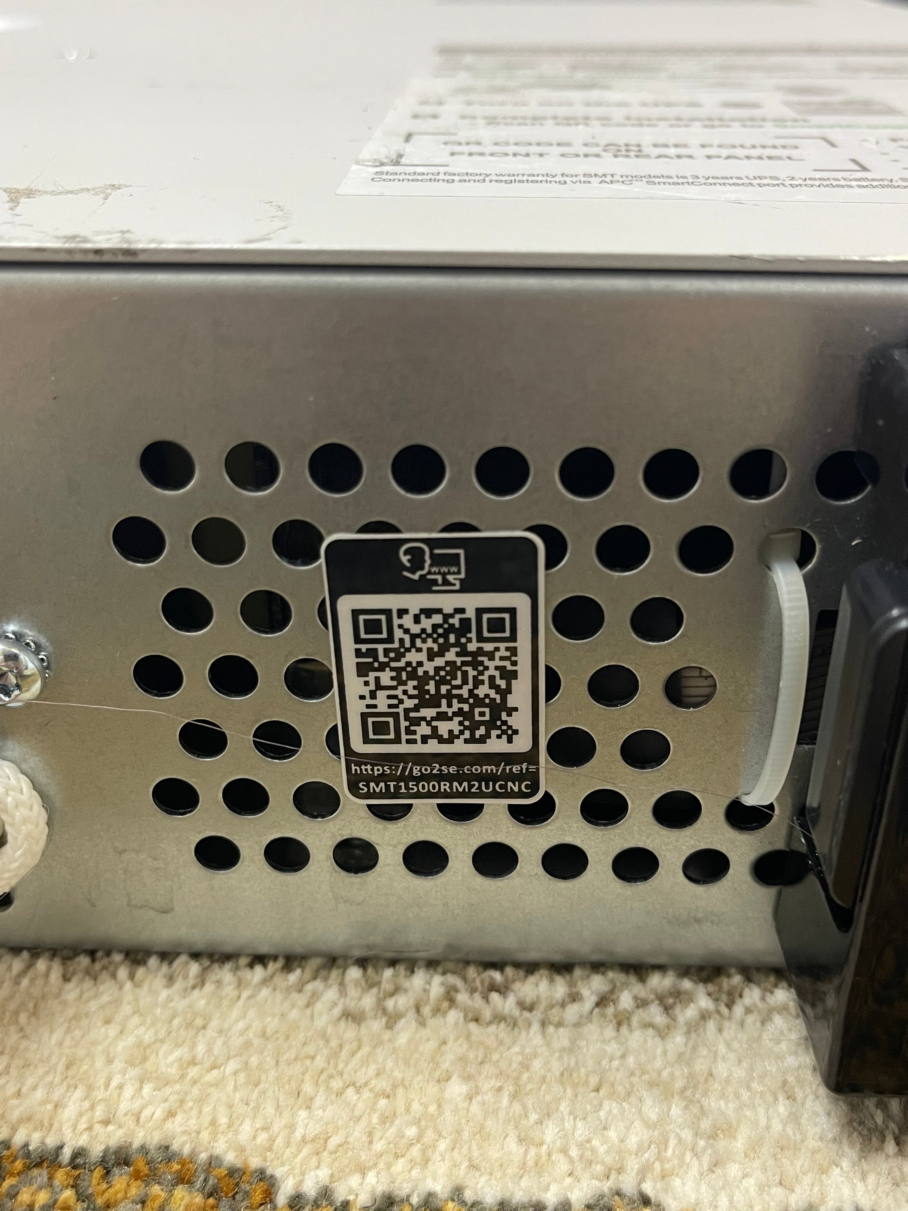 APC Smart-UPS 1500VA Rack-Mount Battery Backup with Network Card