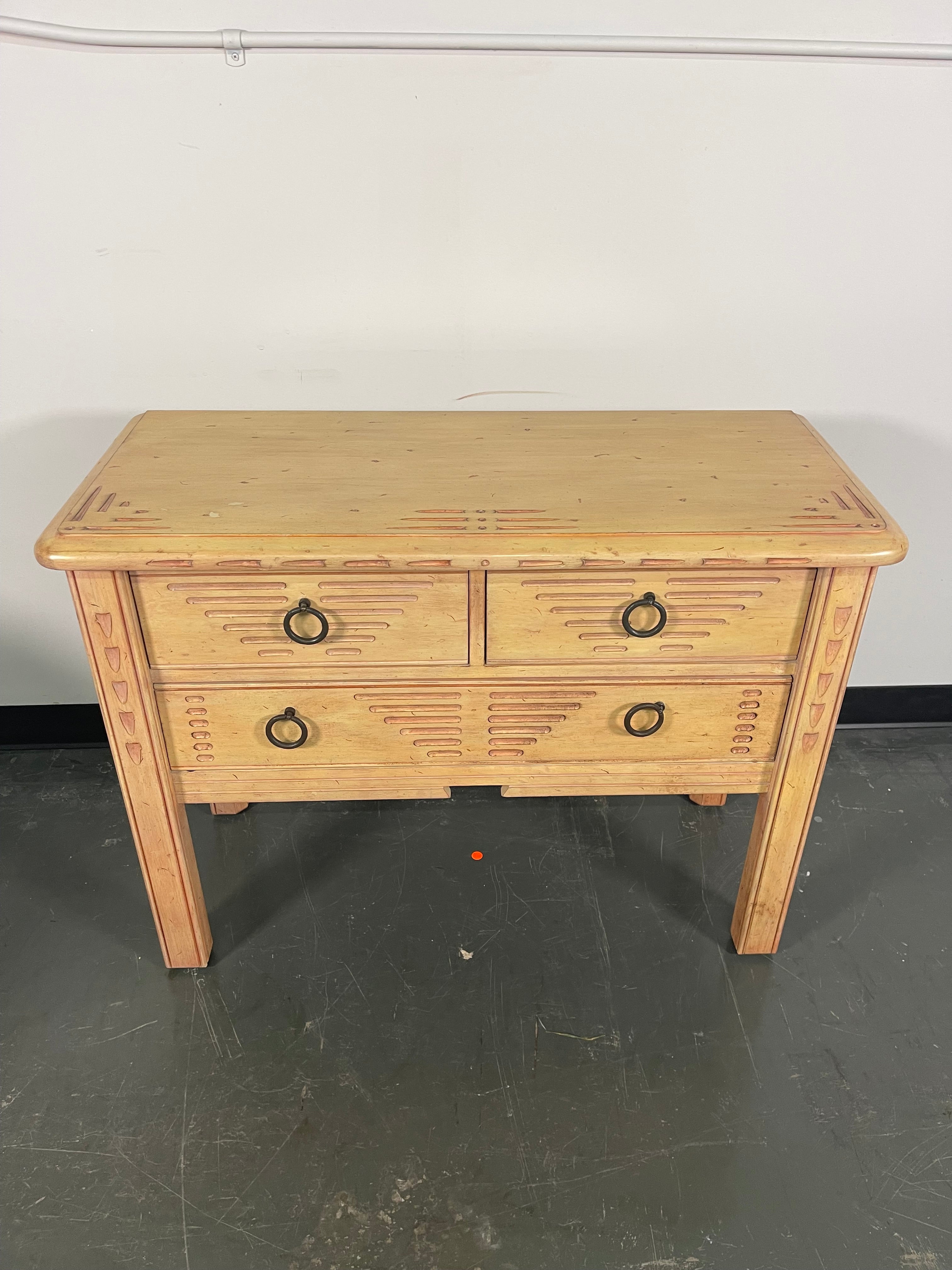 Hammary Southwestern 3-Drawer Console Chest