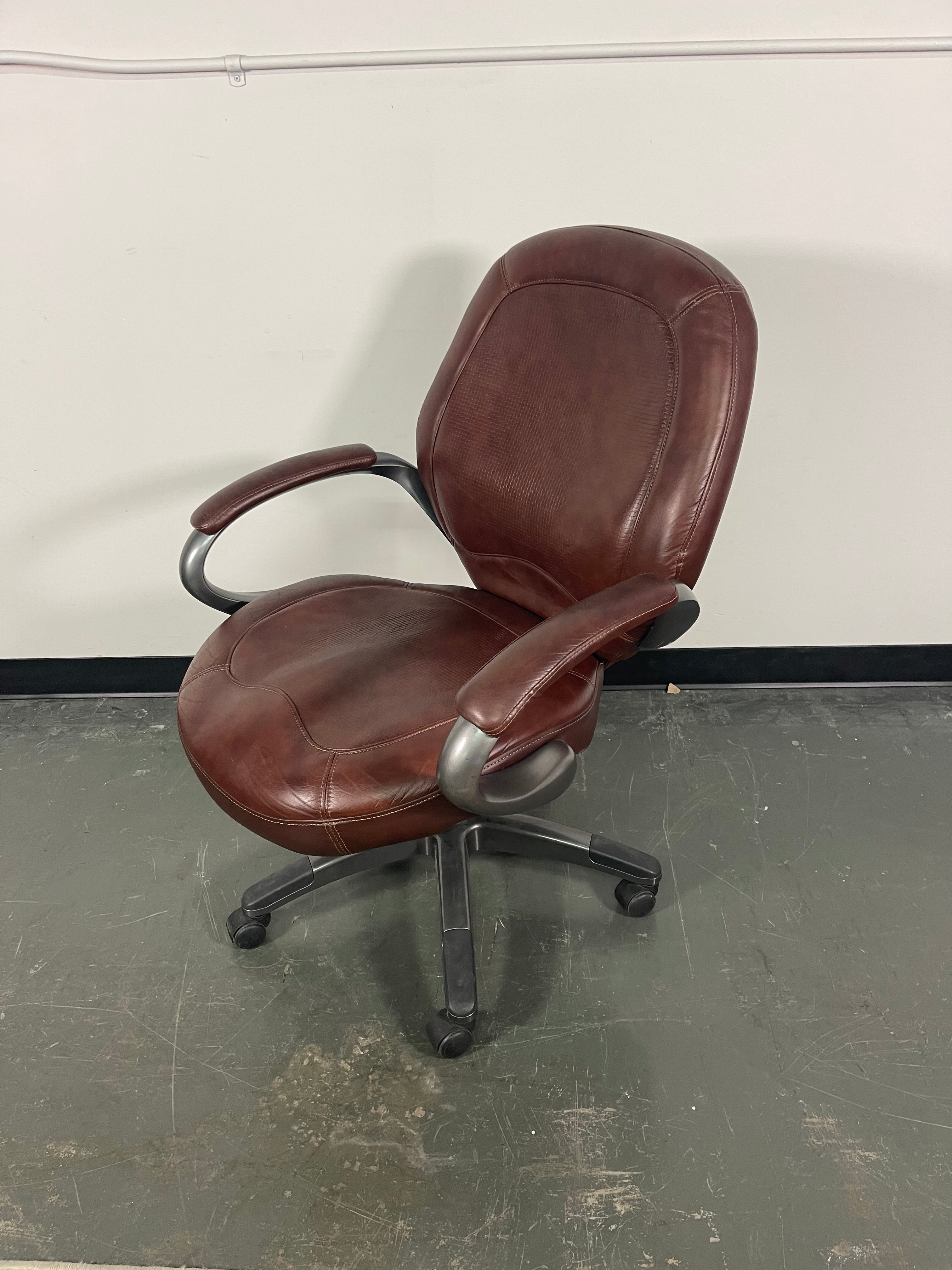 Rich Brown Executive Swivel Office Chair