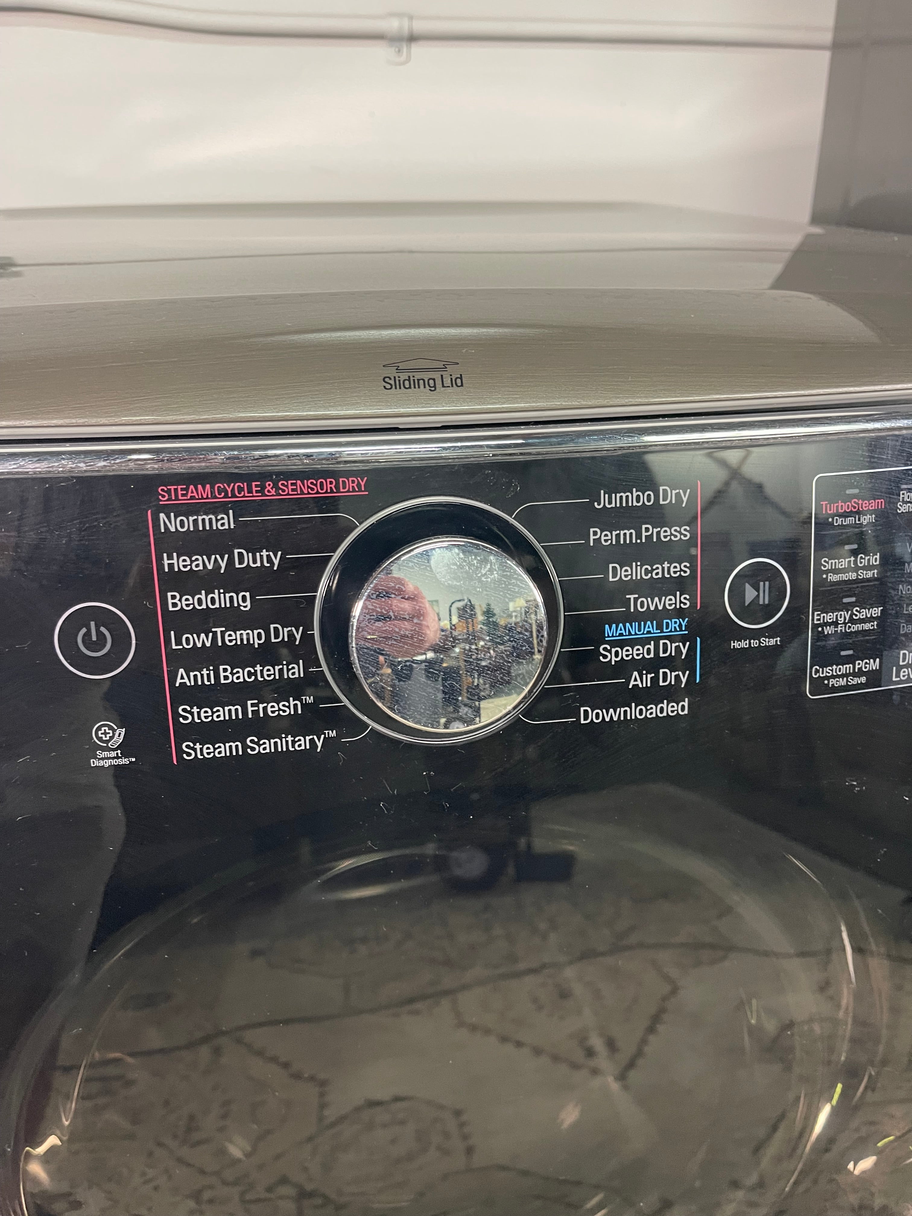 LG Mega Capacity Washer and Electric Dryer Set with Pedestals
