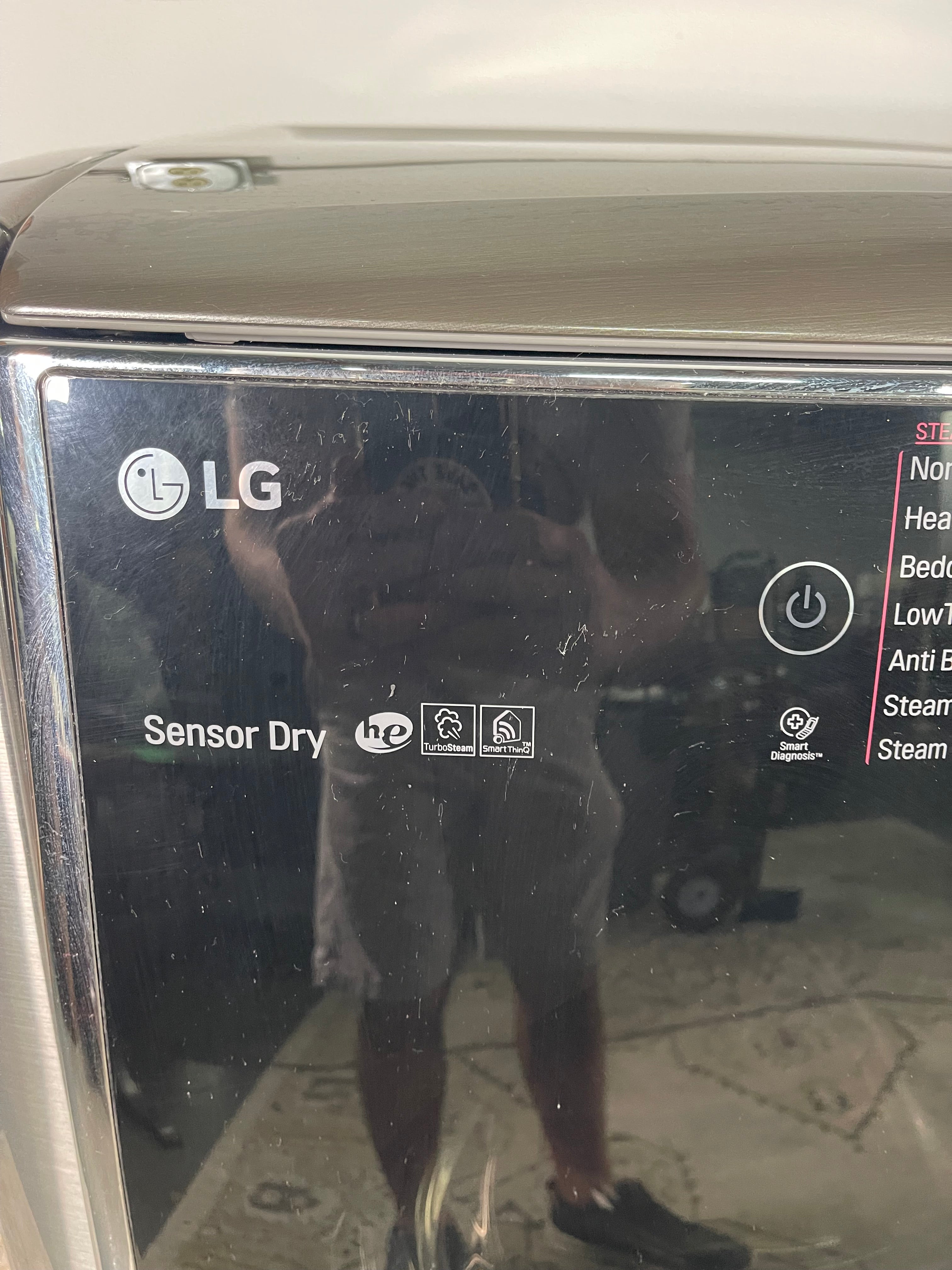 LG Mega Capacity Washer and Electric Dryer Set with Pedestals