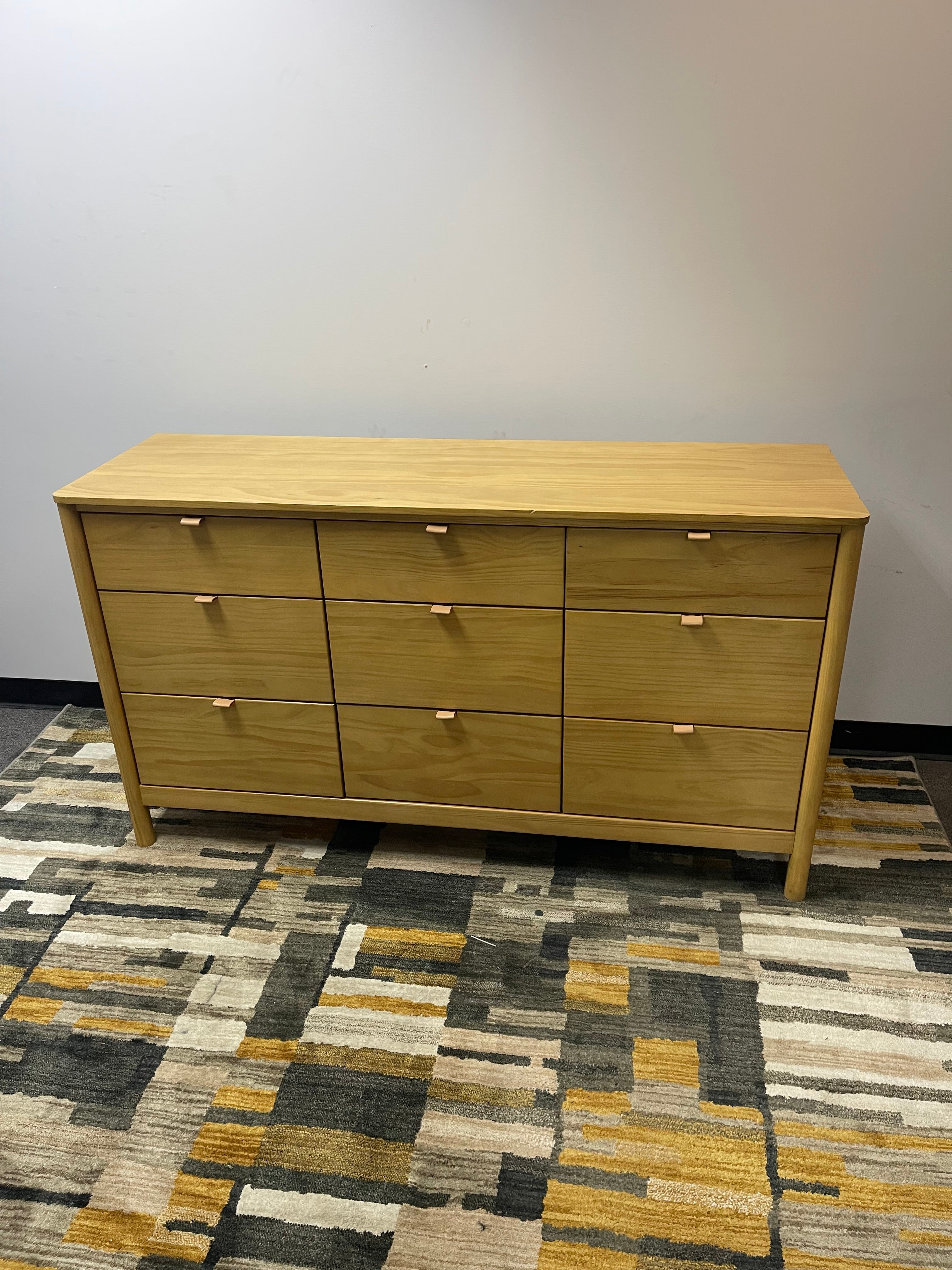 Article 9-Drawer Dresser in Natural Wood Finish