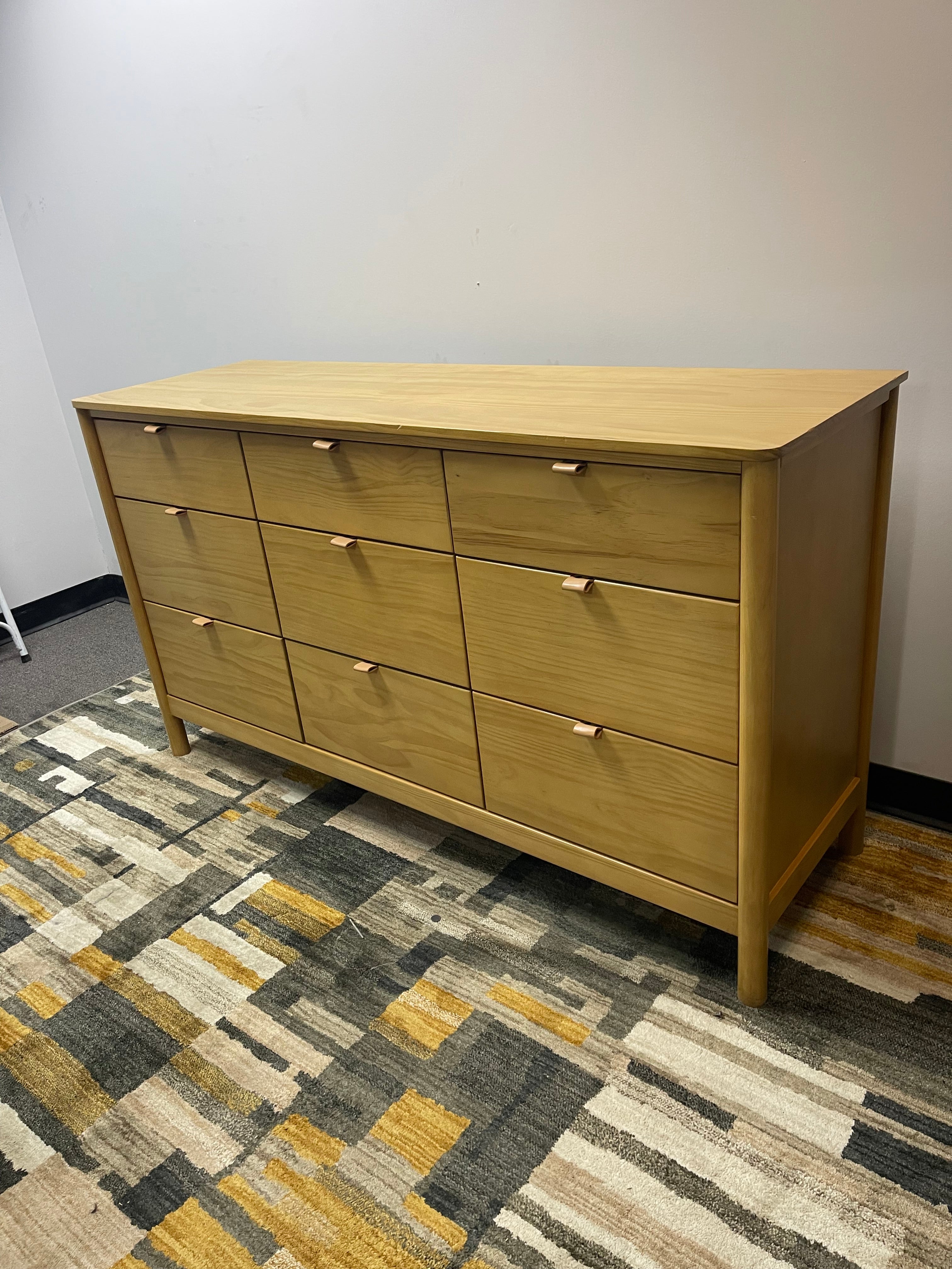 Article 9-Drawer Dresser in Natural Wood Finish