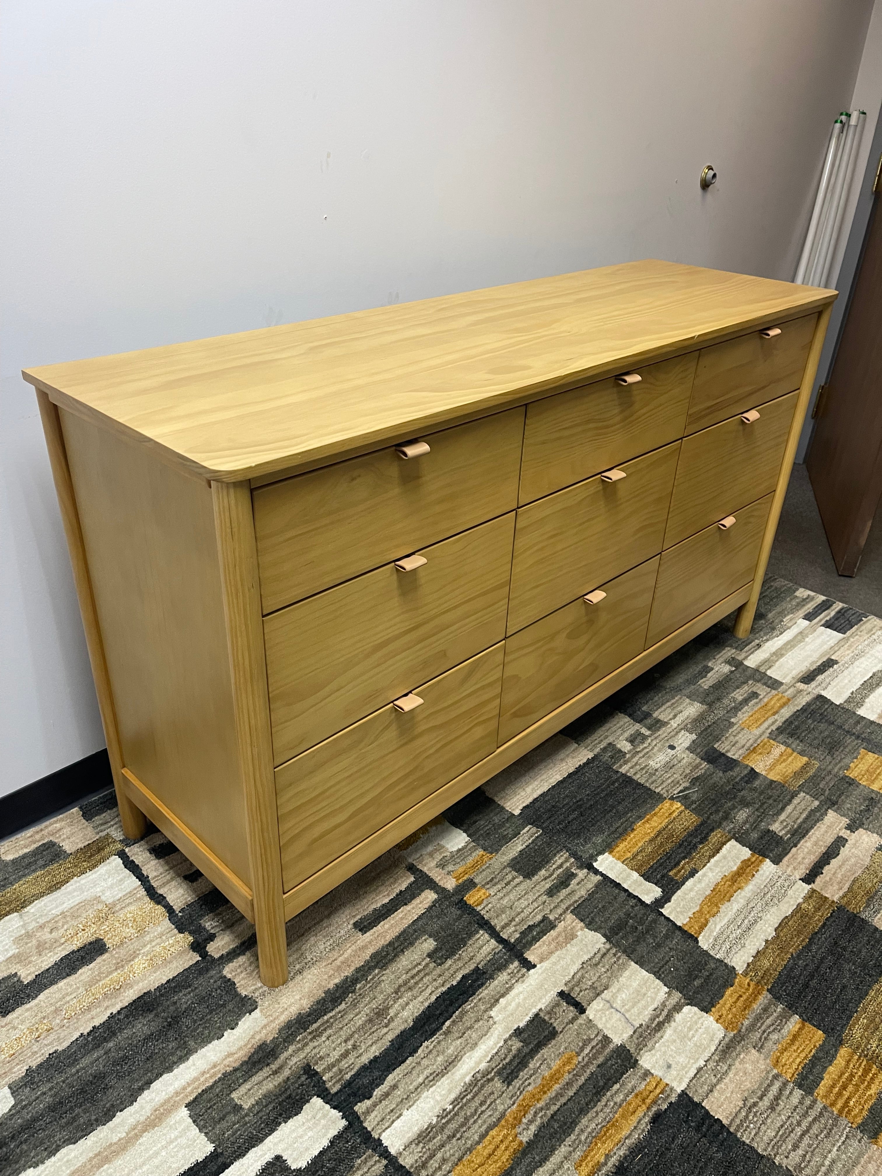 Article 9-Drawer Dresser in Natural Wood Finish