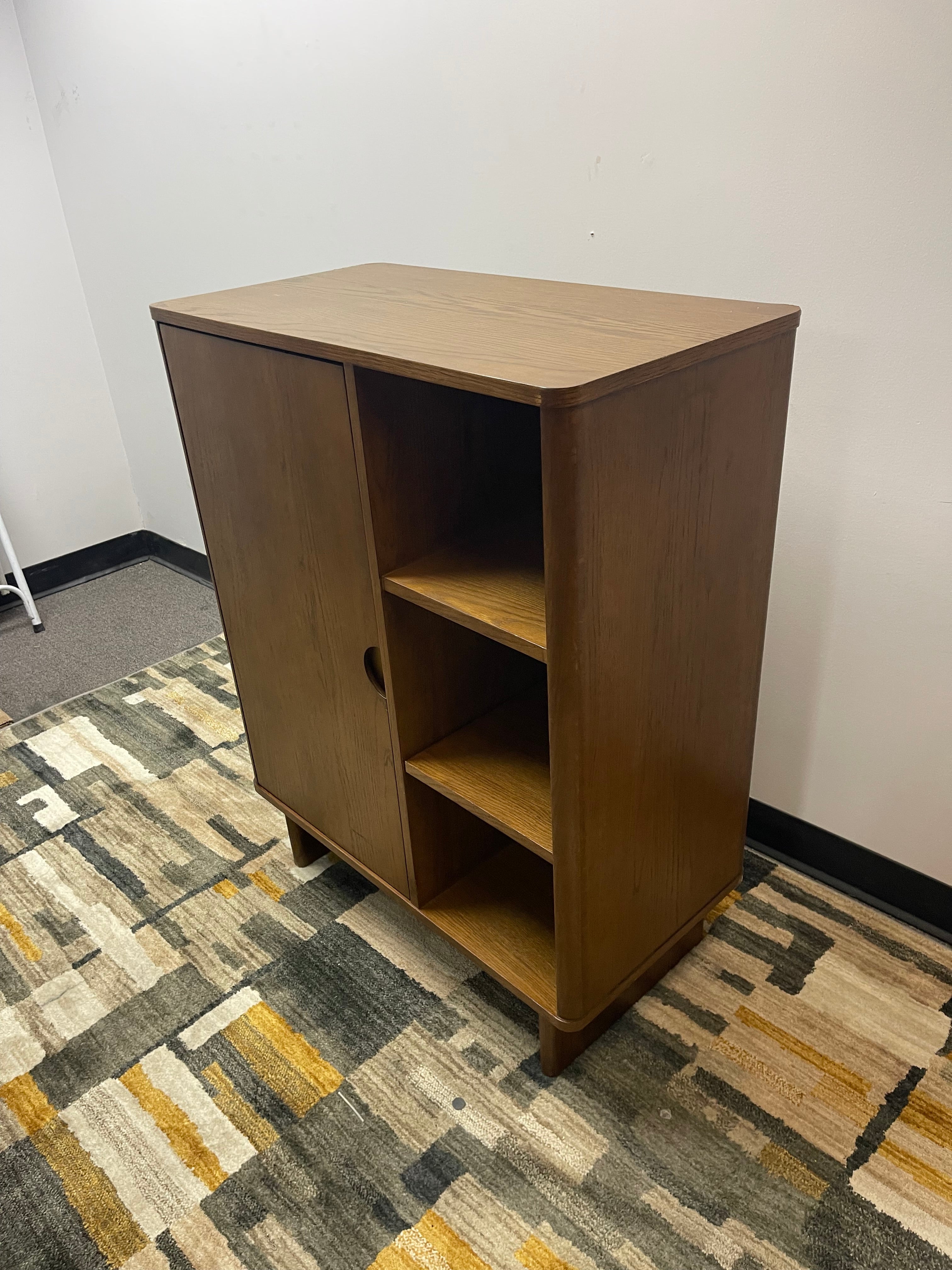 Article Mid-Century Bar Cabinet in Walnut-Tone Finish