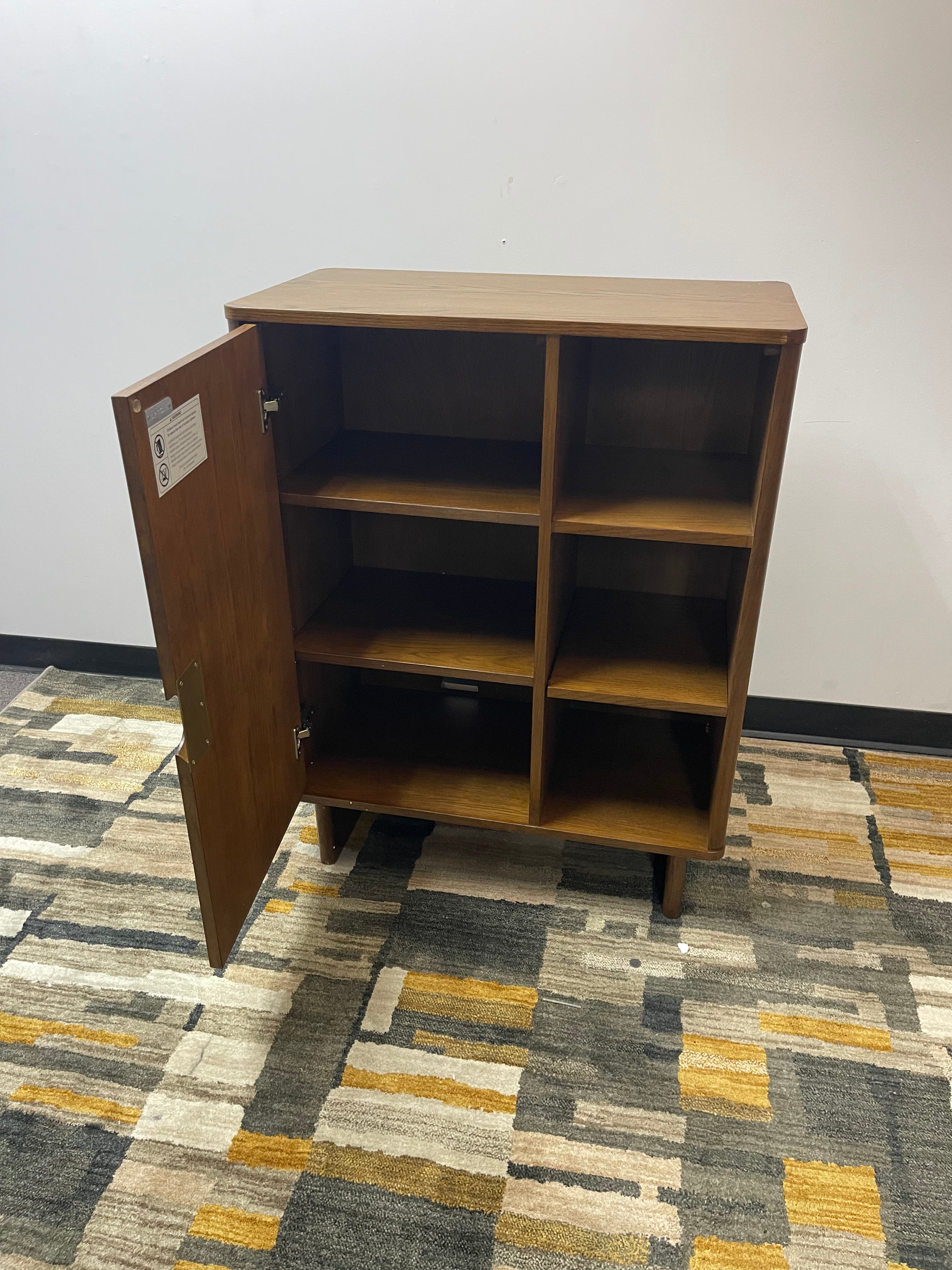 Article Mid-Century Bar Cabinet in Walnut-Tone Finish