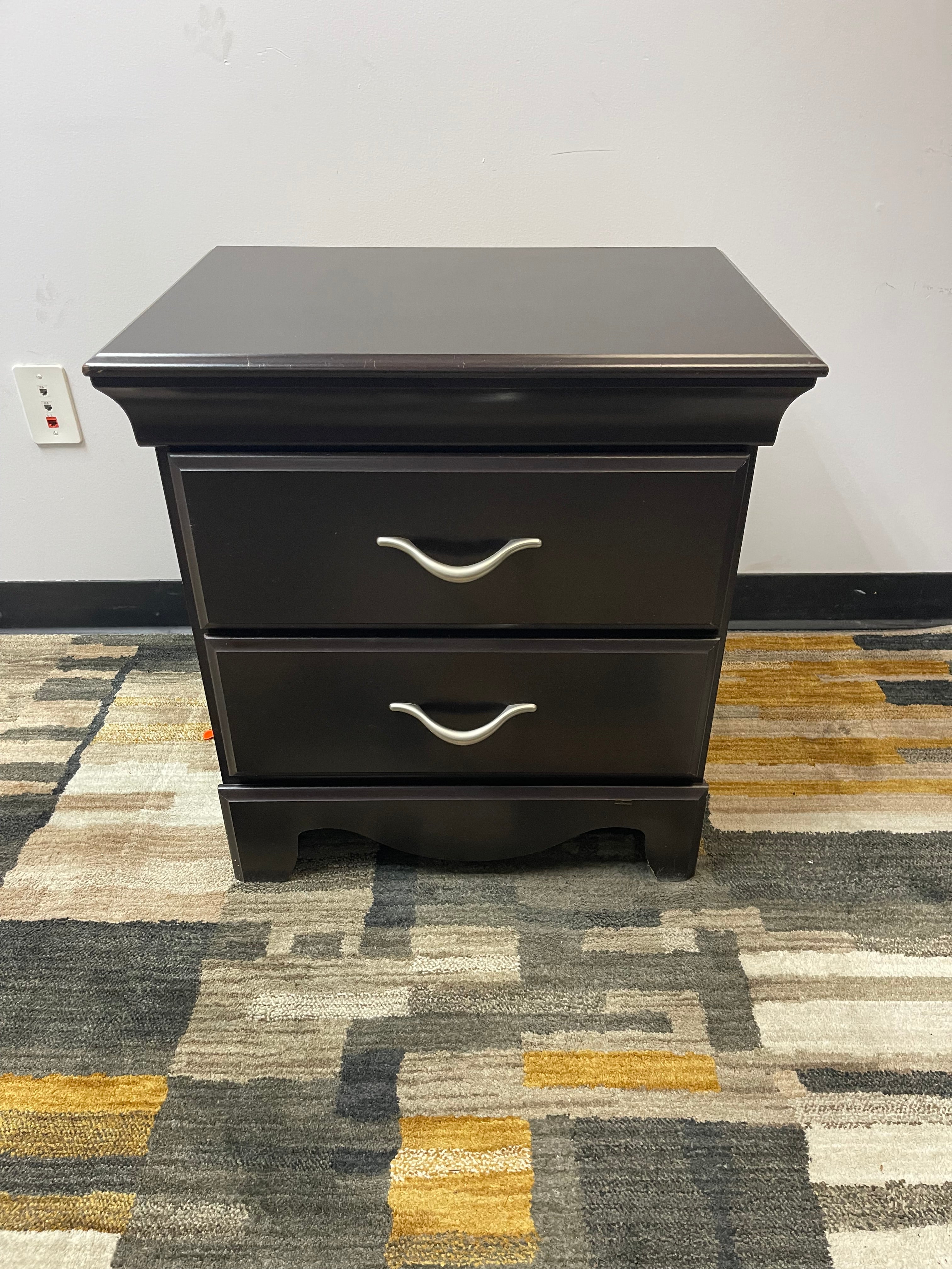 Espresso 2-Drawer Nightstands