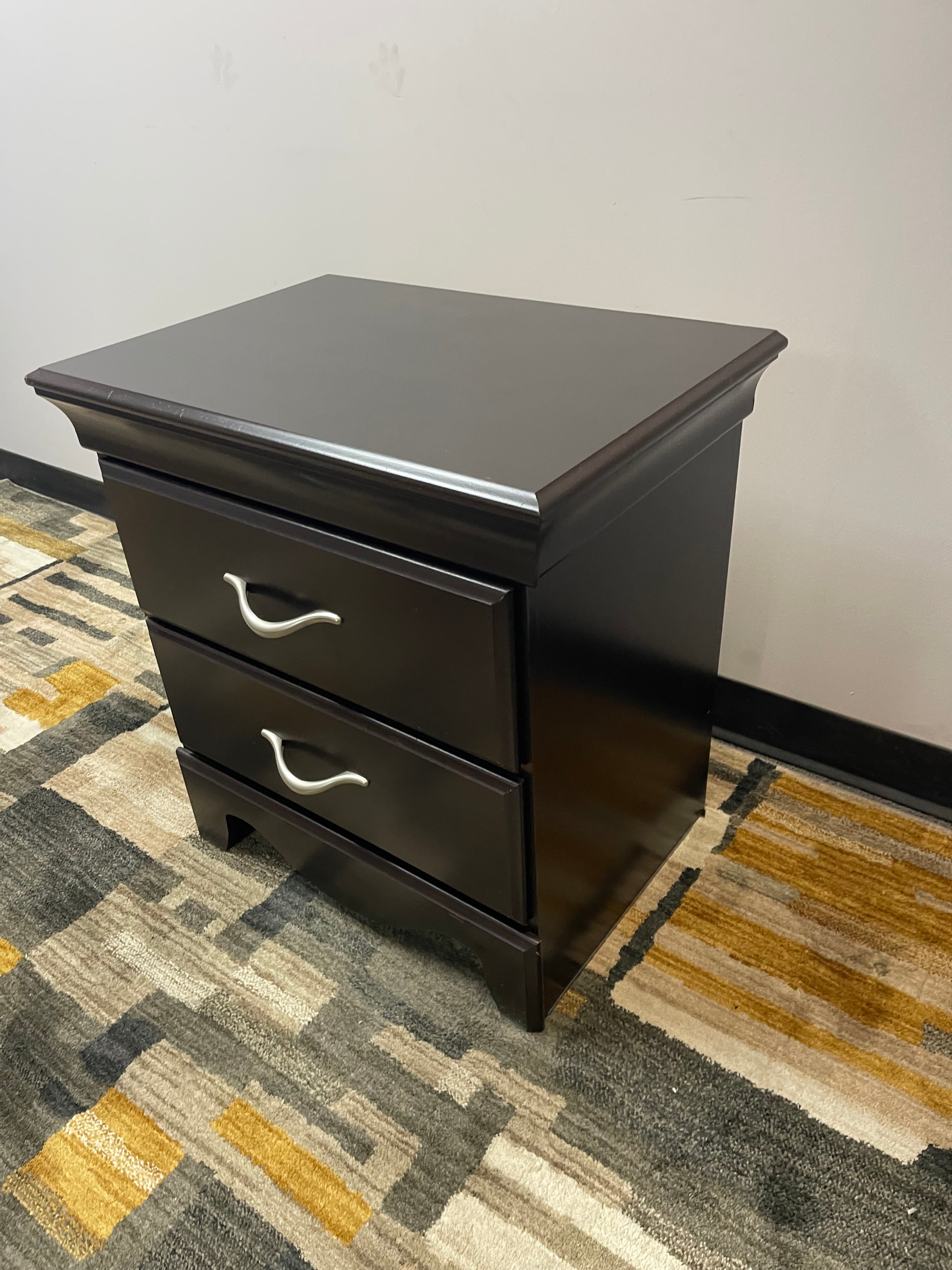 Espresso 2-Drawer Nightstands
