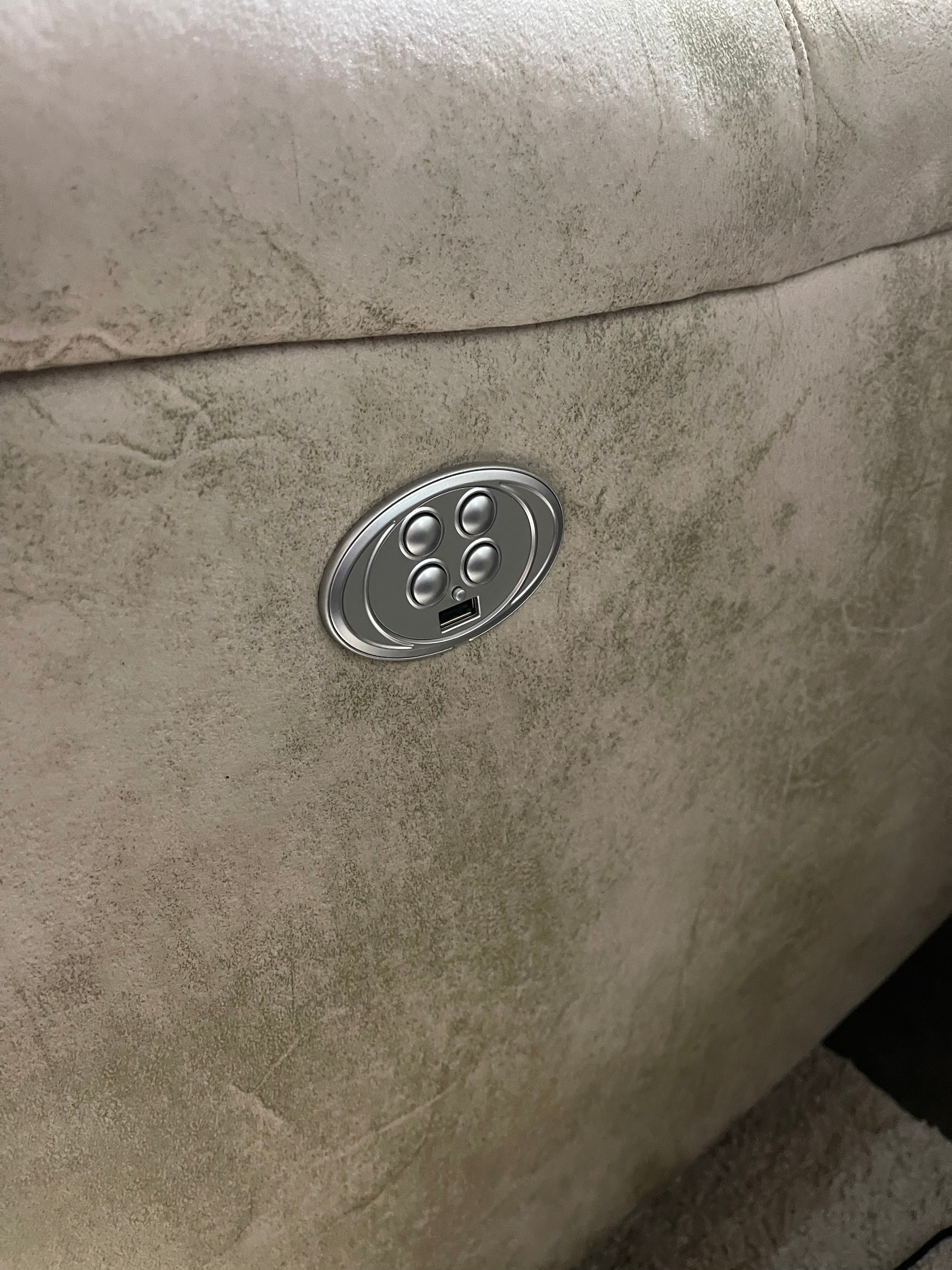 Dual Power Reclining Sofa and Power Recliner Set with Power Headrests
