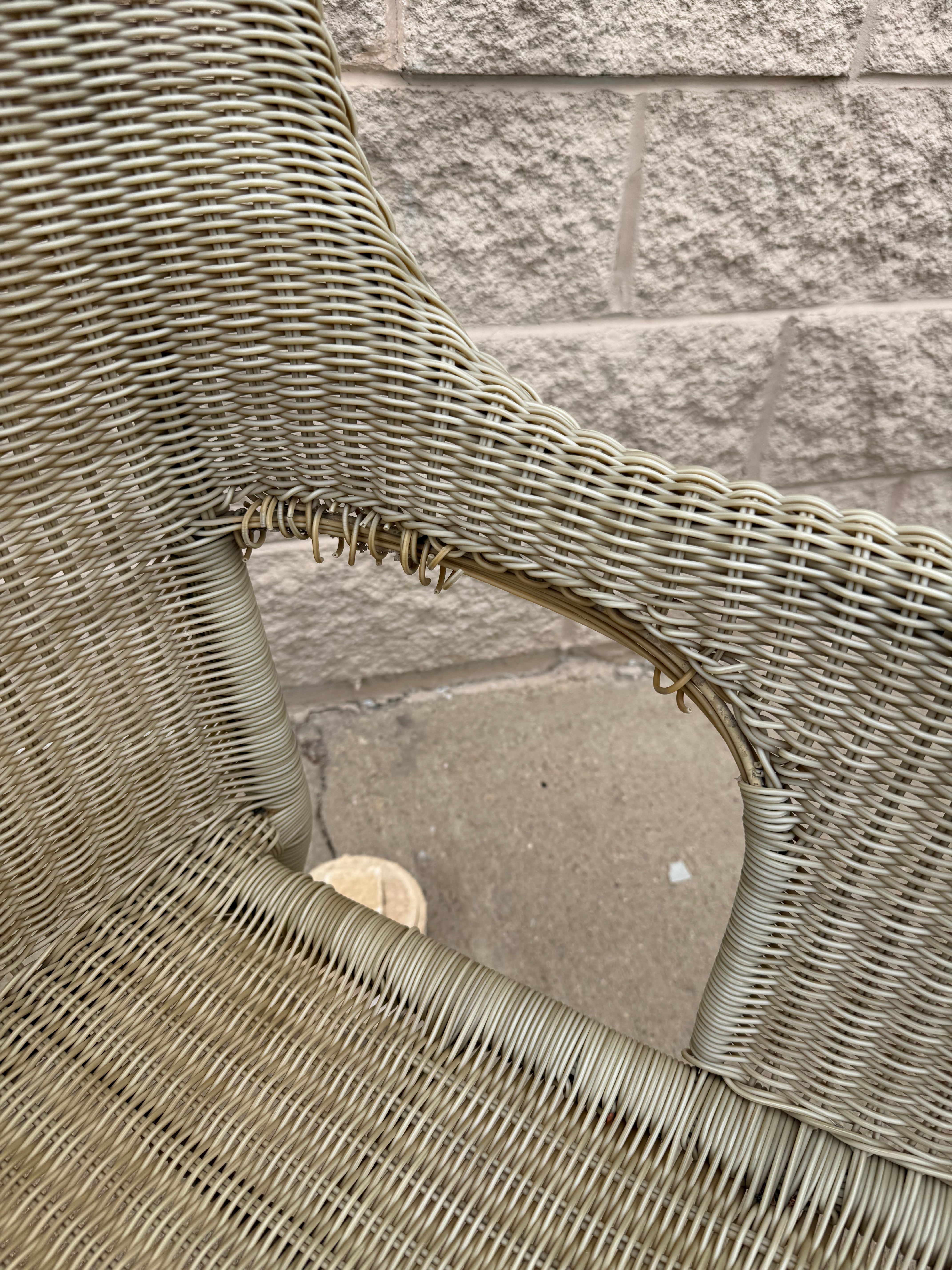 Charming Outdoor Bistro Set – 3 Piece Wicker Set ☀️