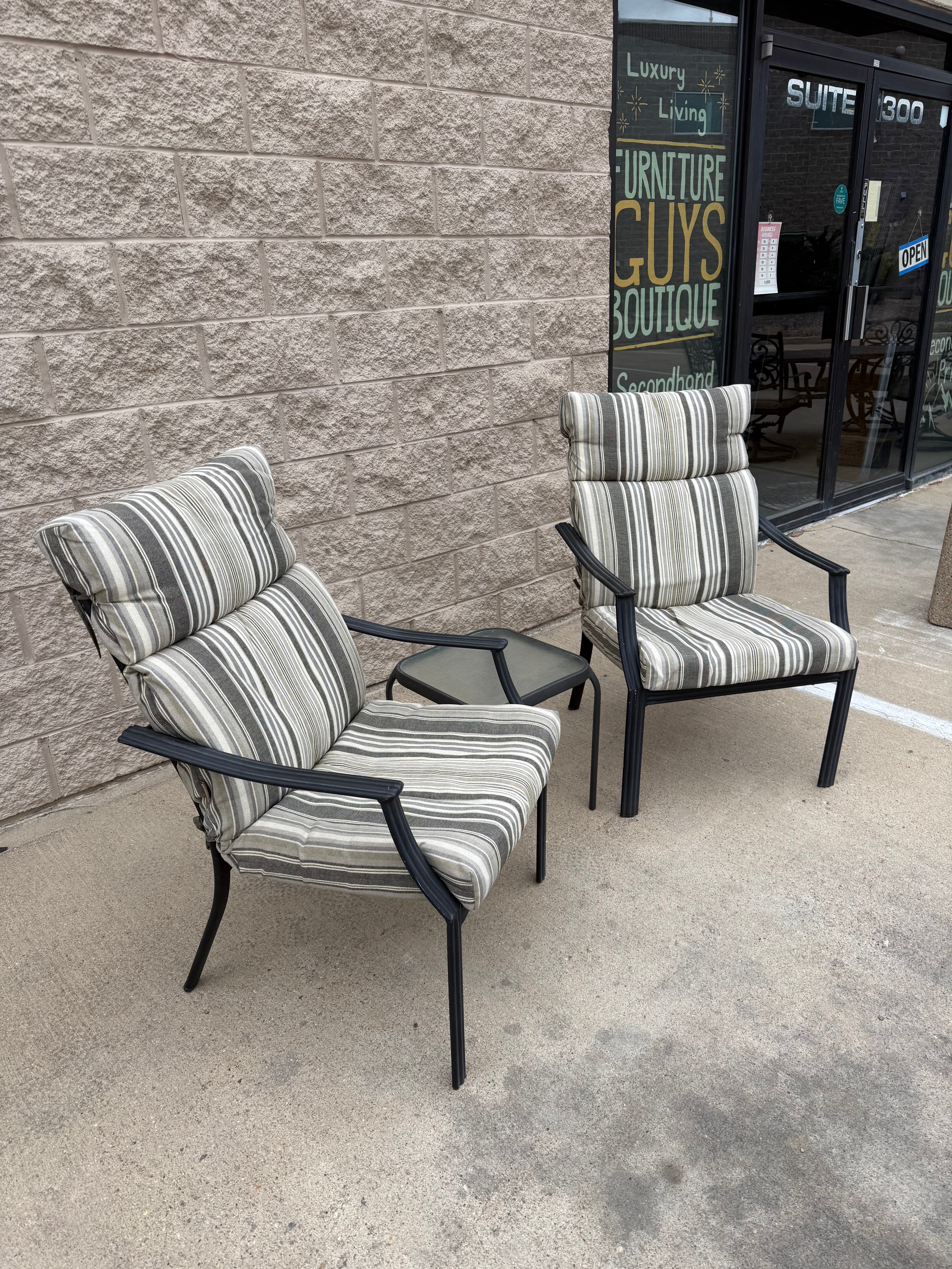 Cozy Outdoor Lounge Set – 3 Piece Patio Setup ☀️