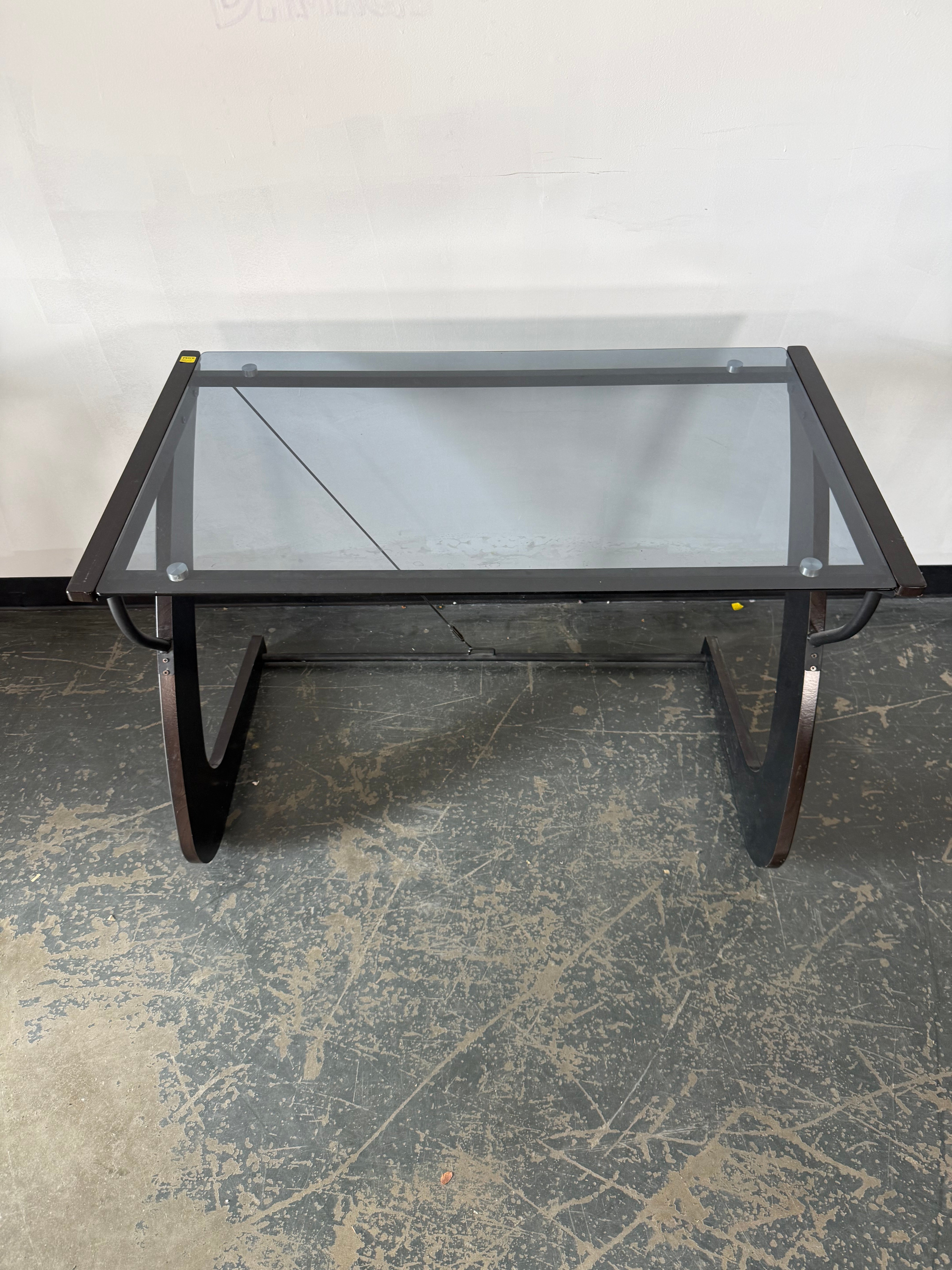 Modern Glass Top Desk – Sleek & Stylish Workspace