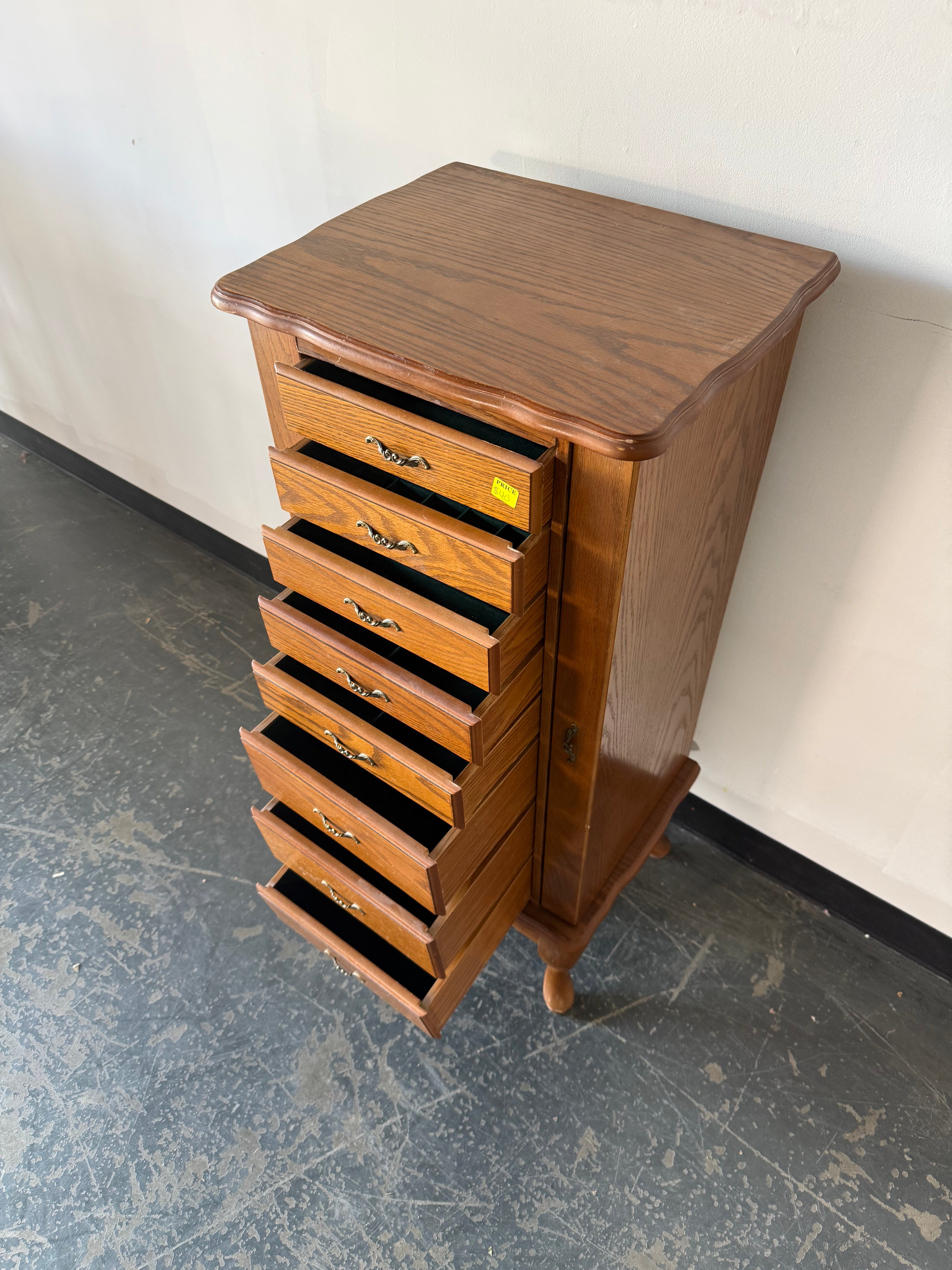 Vintage Jewelry Armoire – Elegant Storage with Hidden Charm