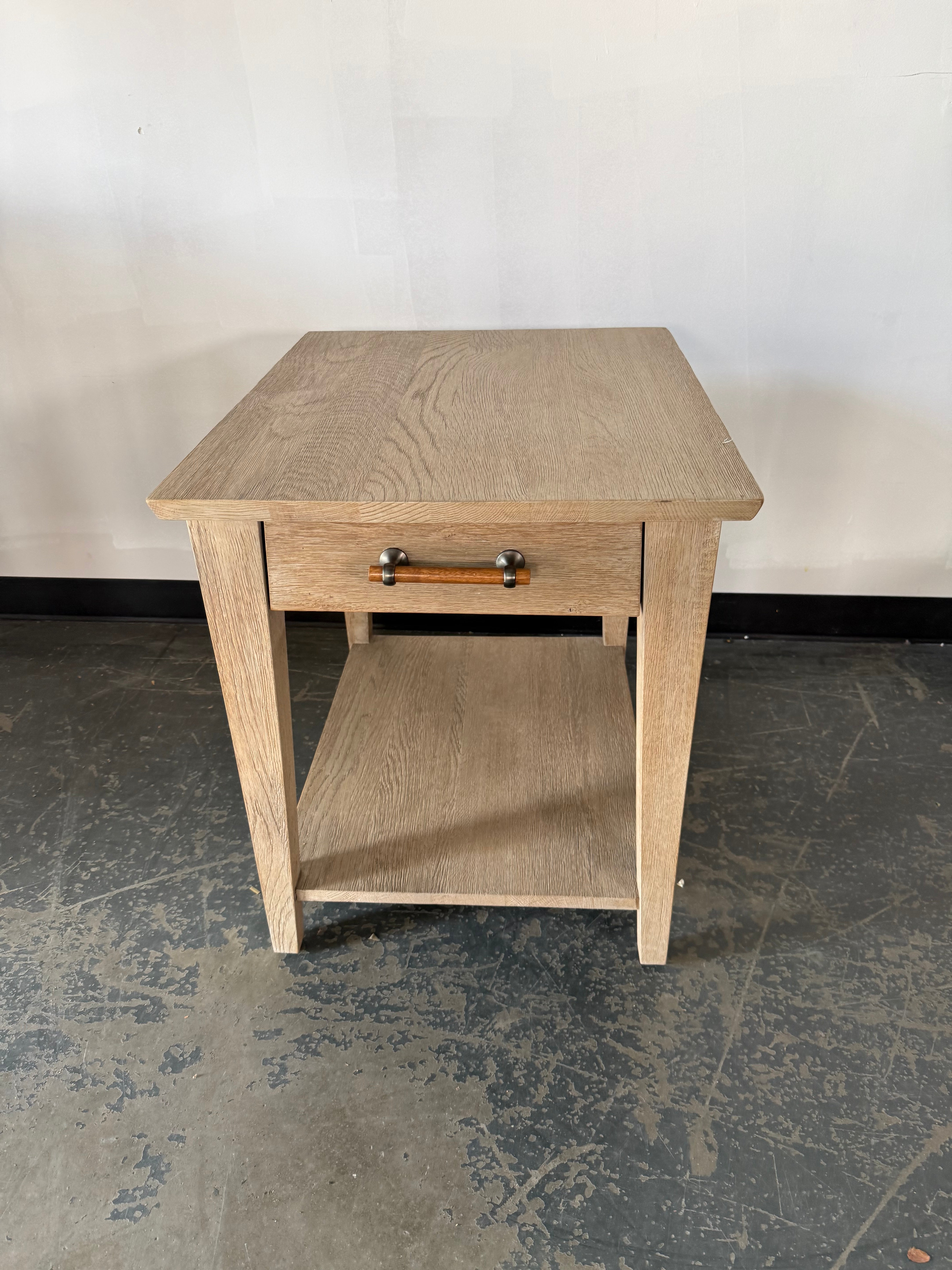 Modern Rustic Coffee & End Table Set – Warm Wood with Industrial Style