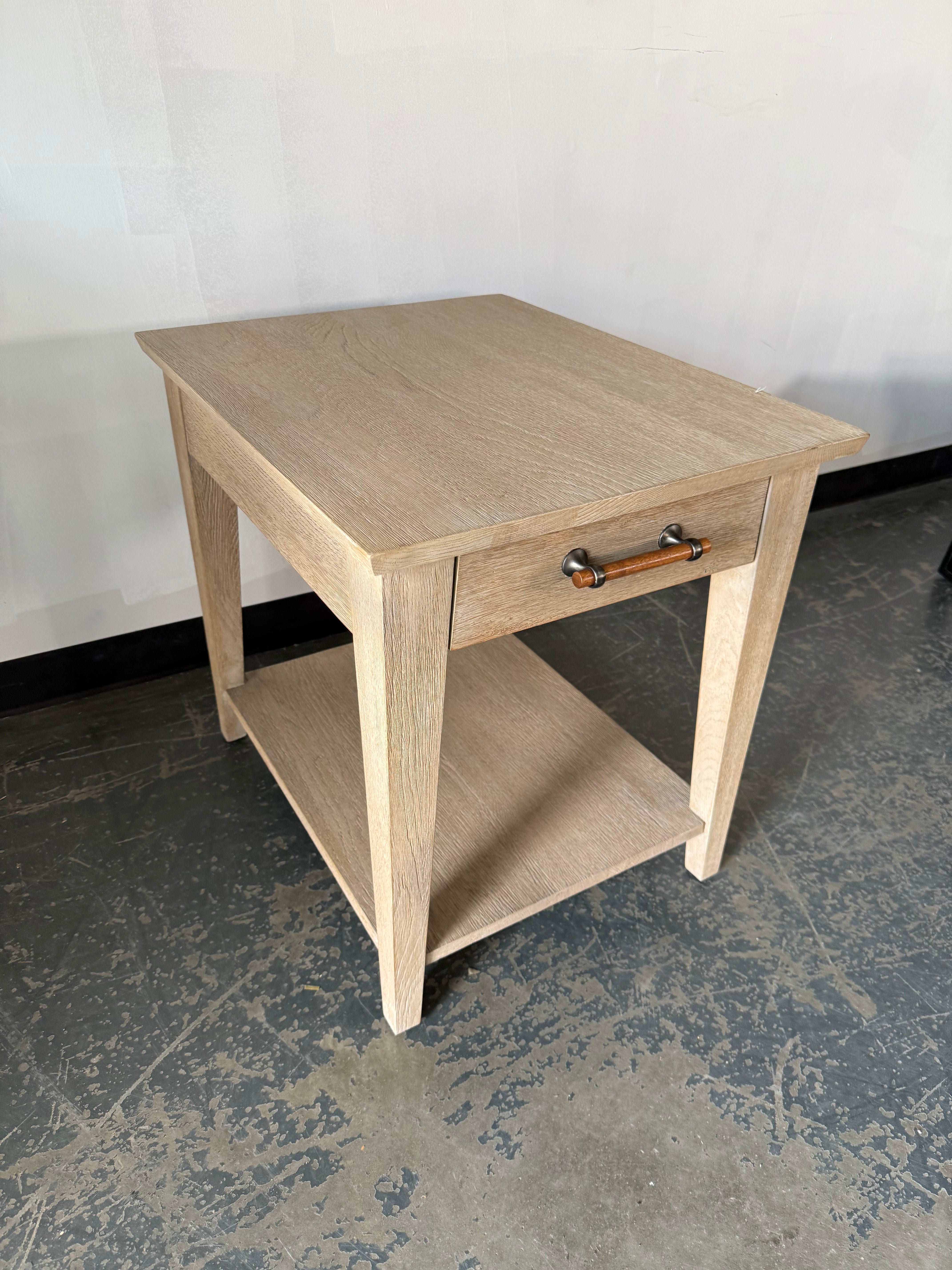 Modern Rustic Coffee & End Table Set – Warm Wood with Industrial Style