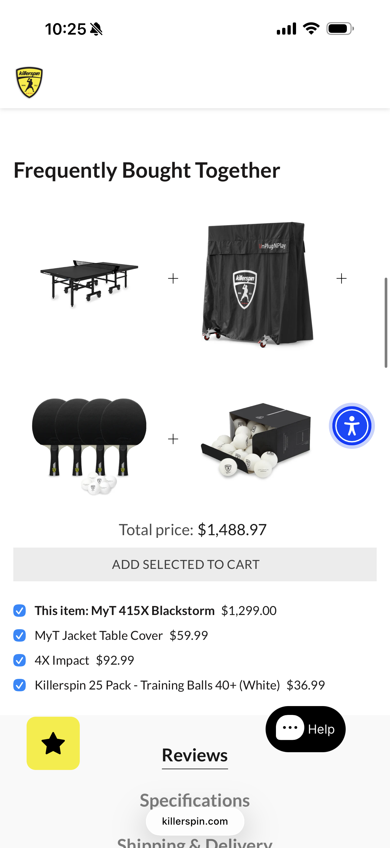 Killerspin Blackstorm Ping Pong Table – Tournament Style Fun