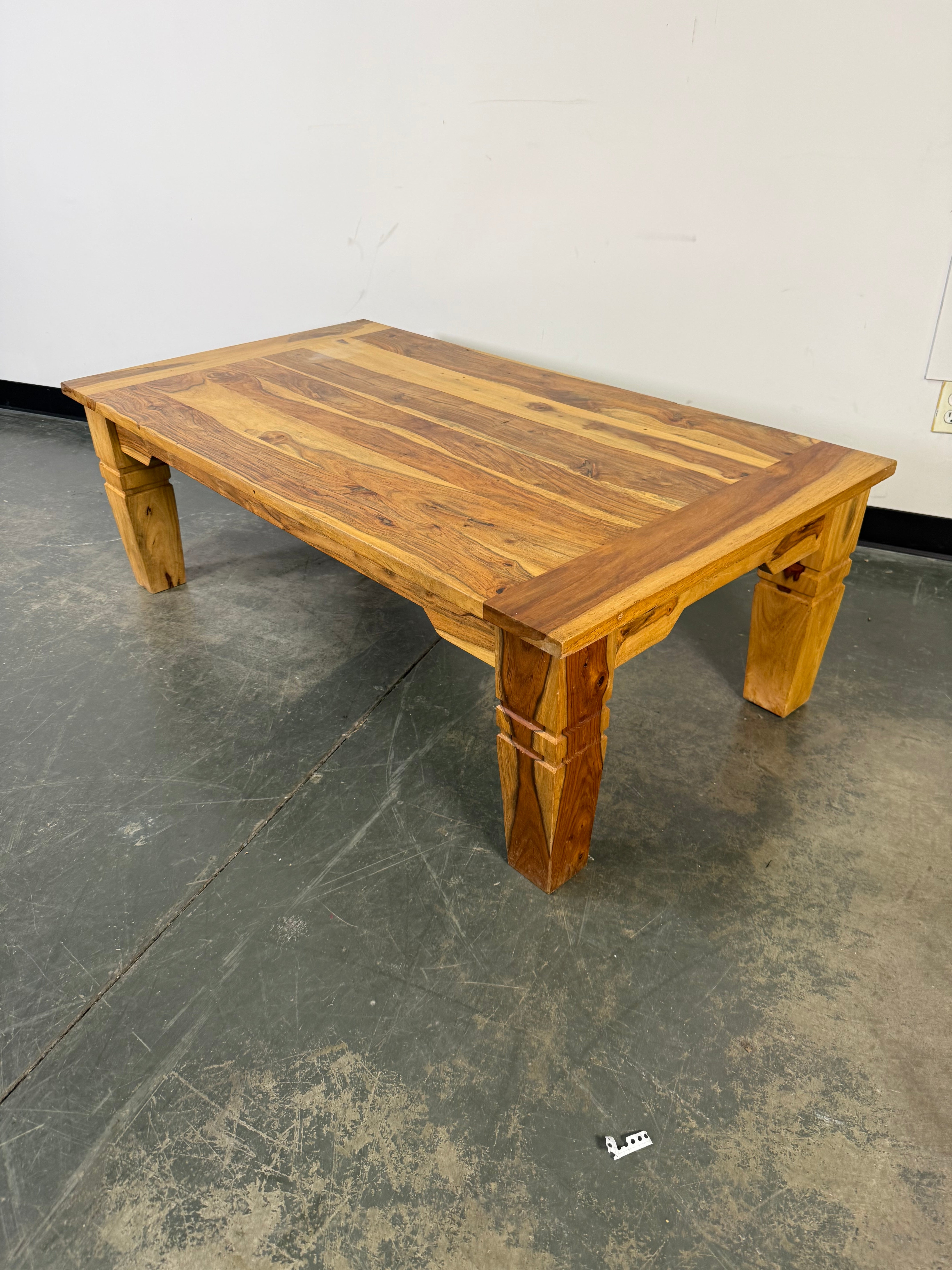 Solid Wood Rustic Coffee Table