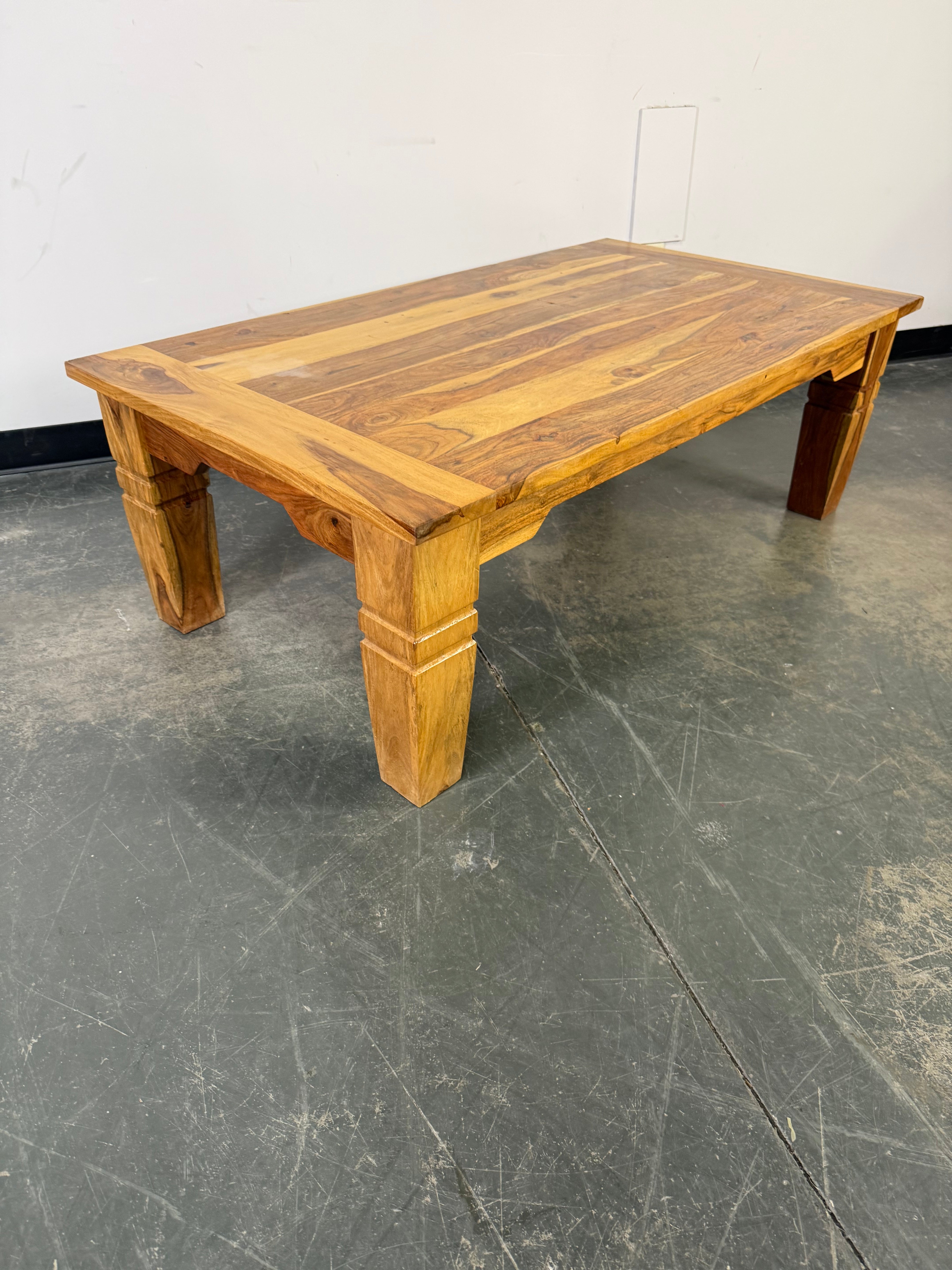 Solid Wood Rustic Coffee Table