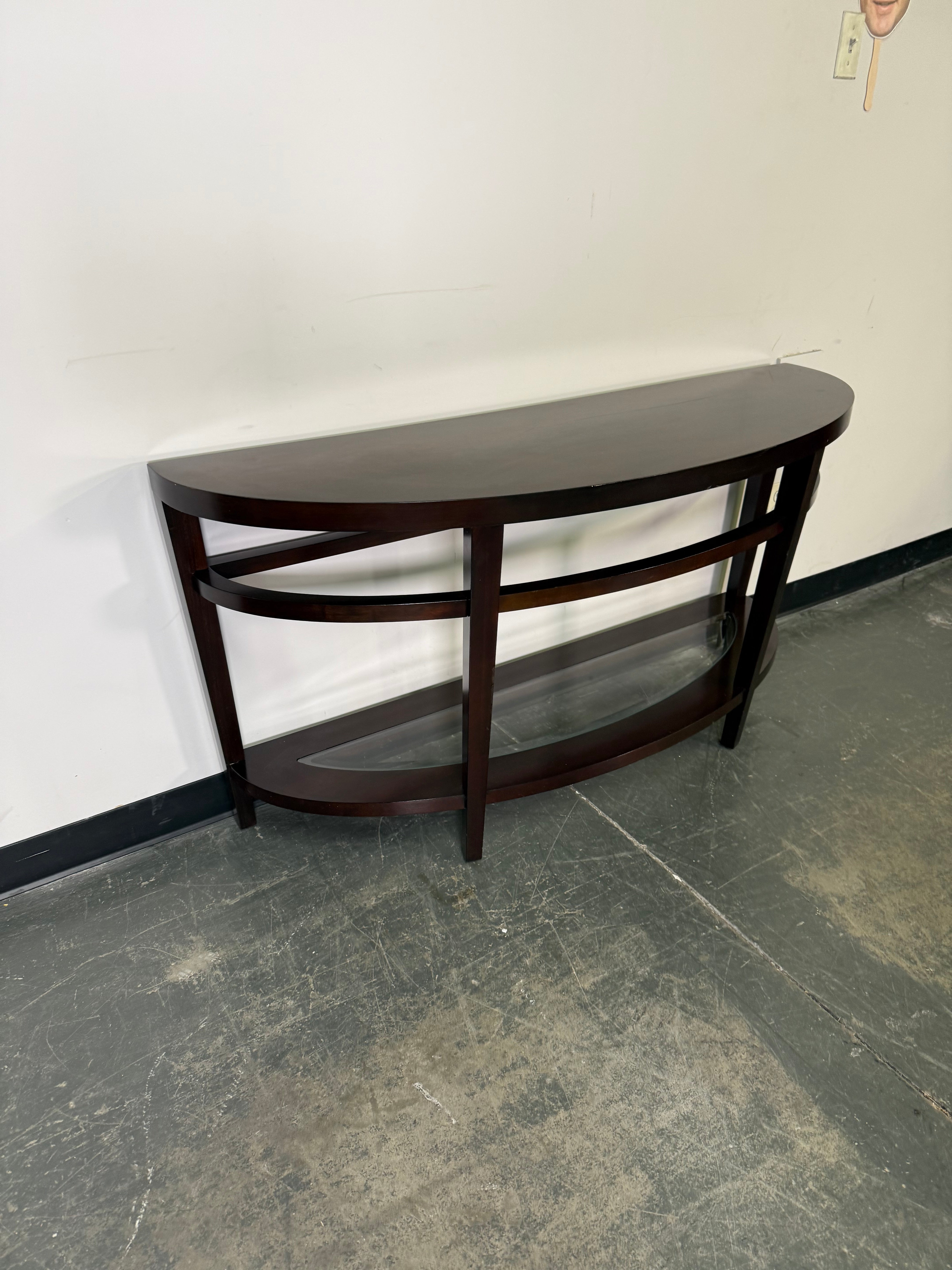 Modern Espresso Sofa & End Table Set