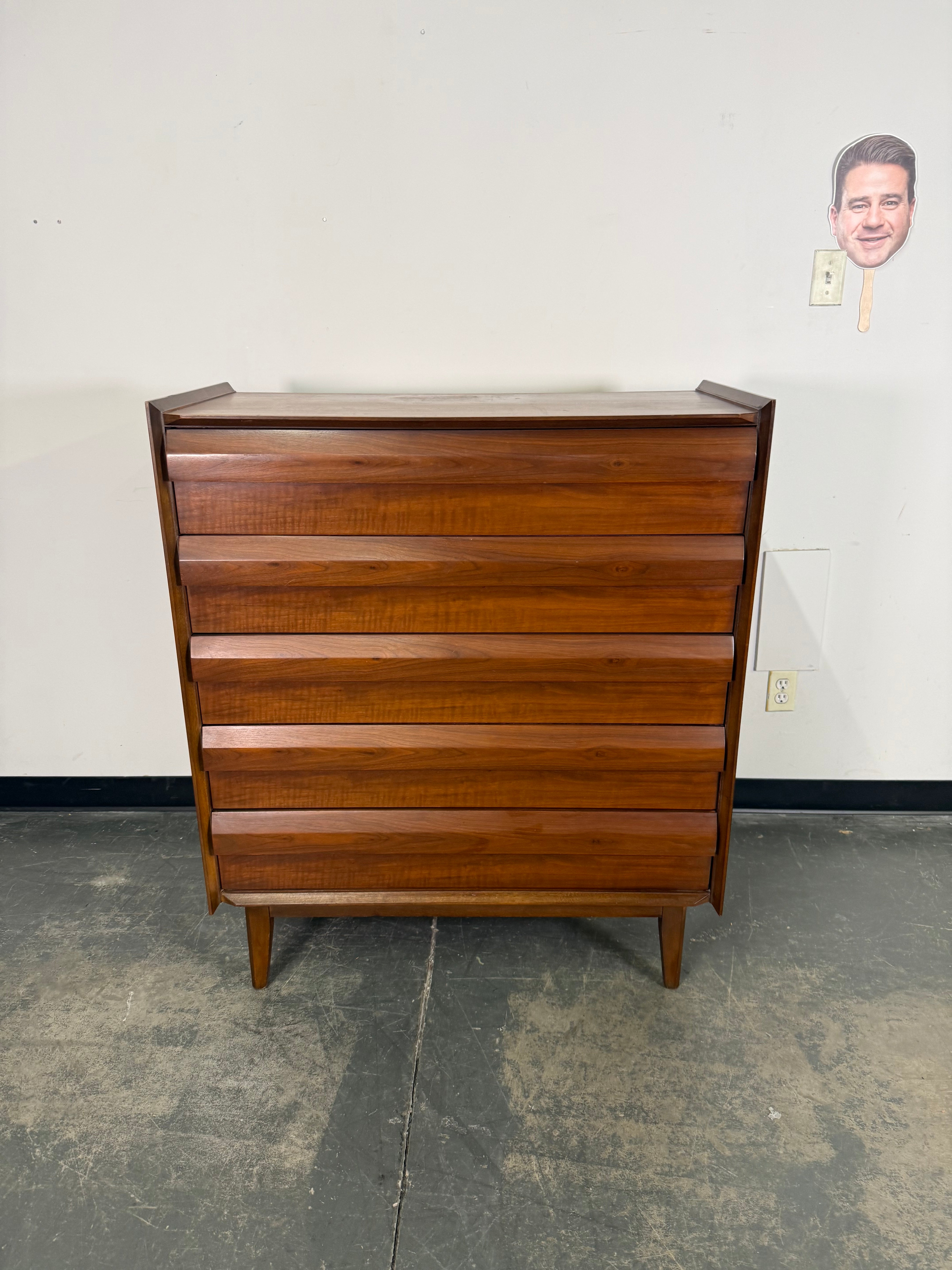 Lane Mid-Century Modern Highboy Chest