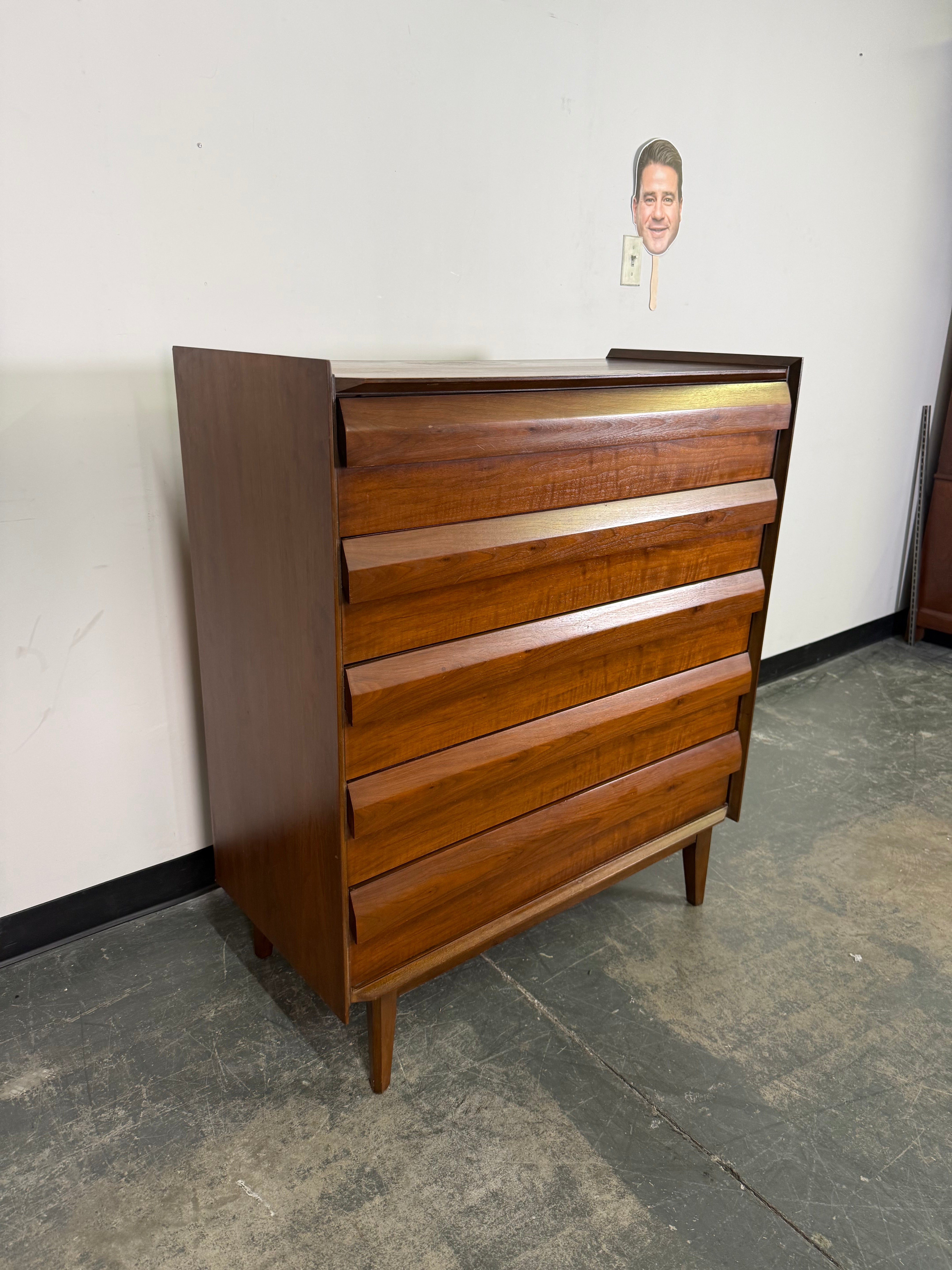 Lane Mid-Century Modern Highboy Chest