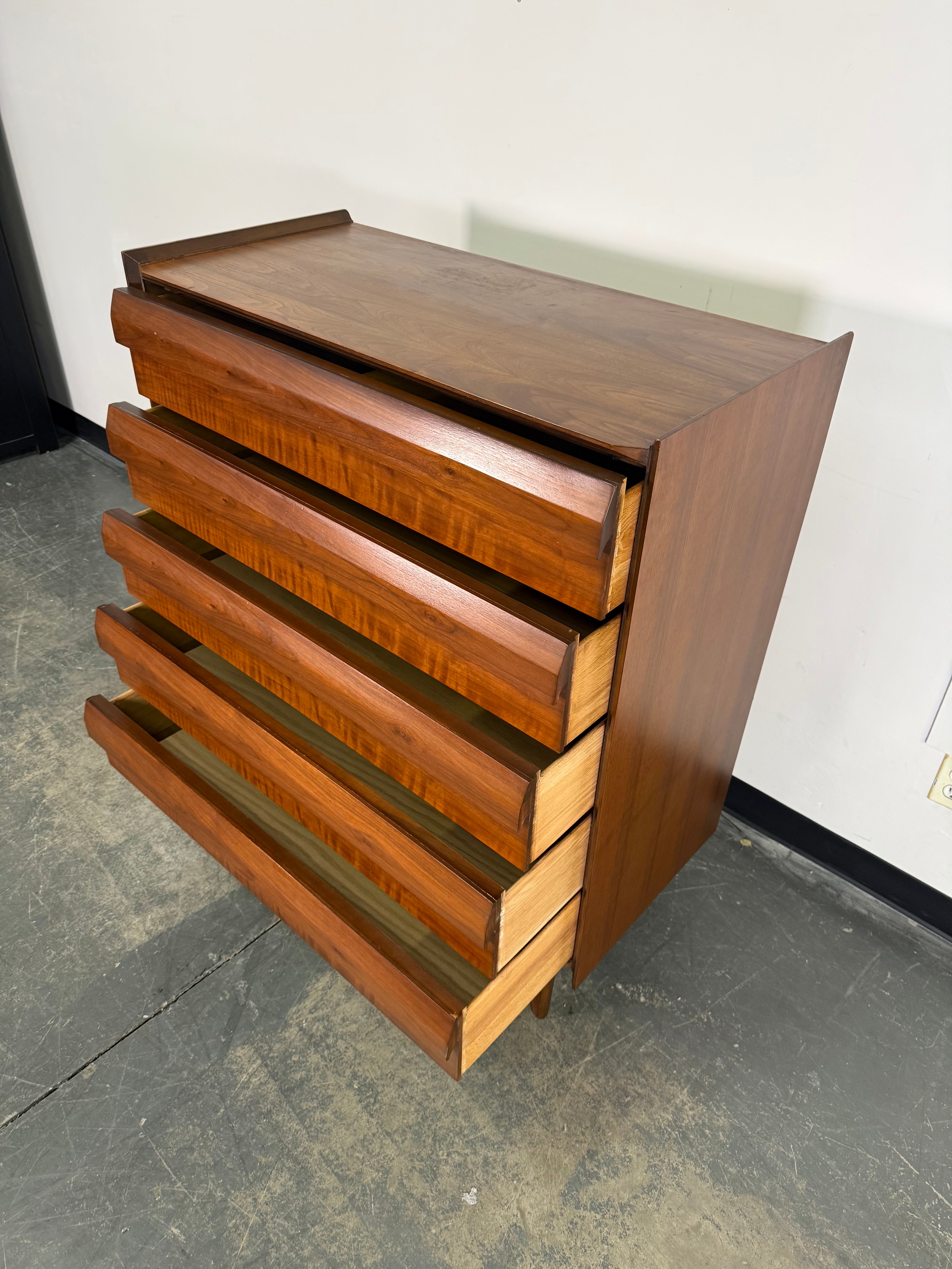 Lane Mid-Century Modern Highboy Chest