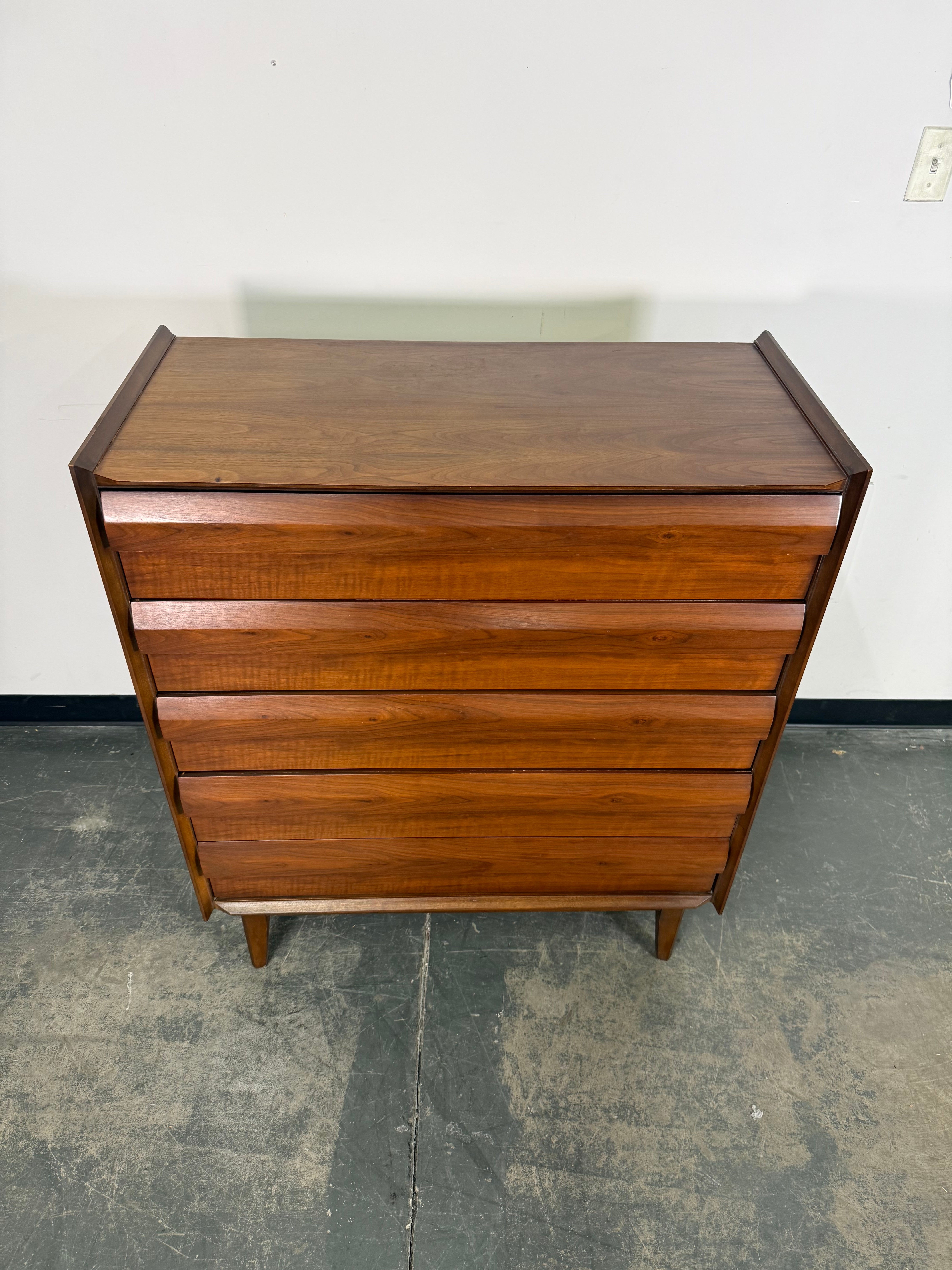 Lane Mid-Century Modern Highboy Chest