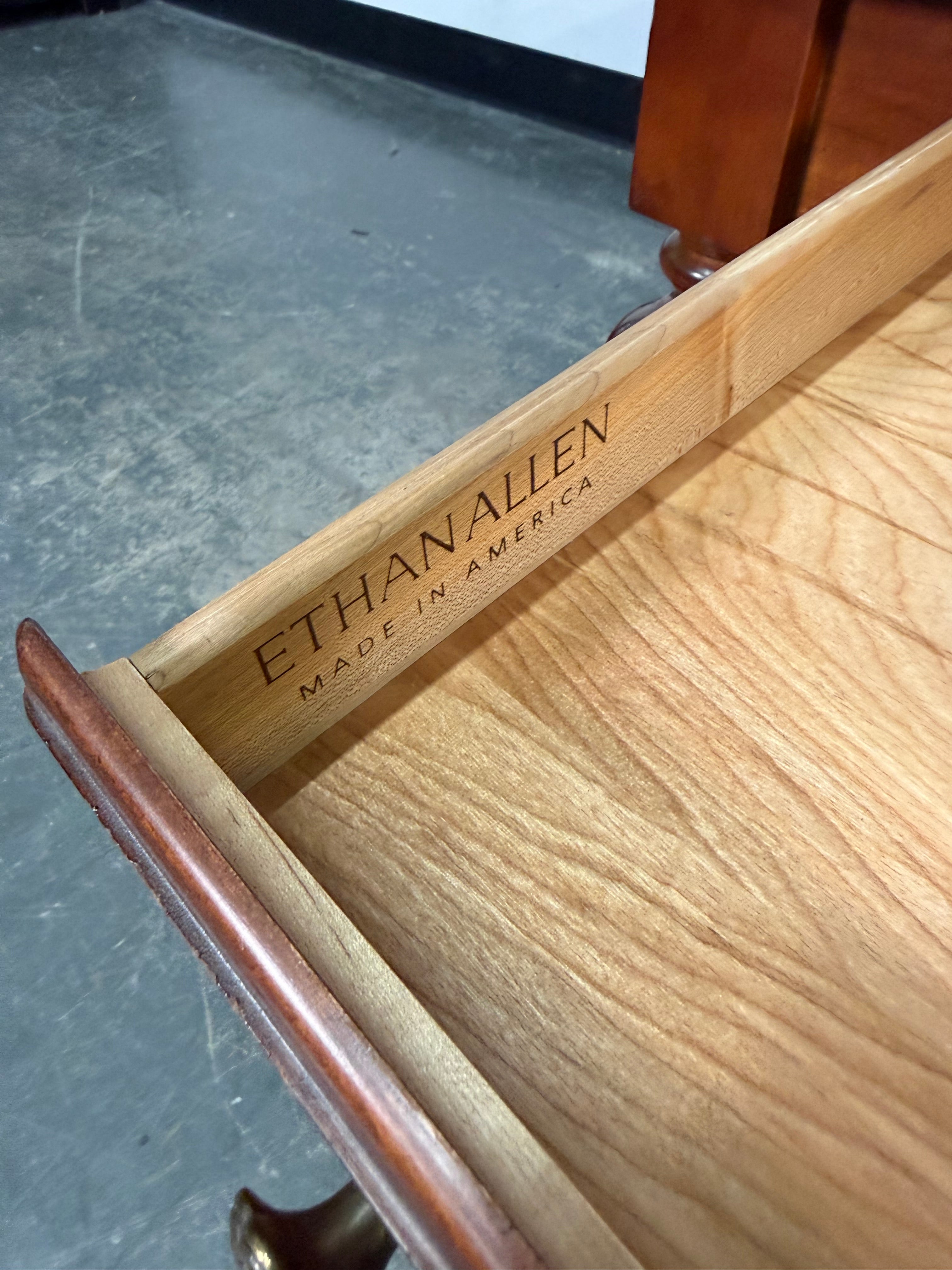 Ethan Allen Coffee Table with Storage Drawer