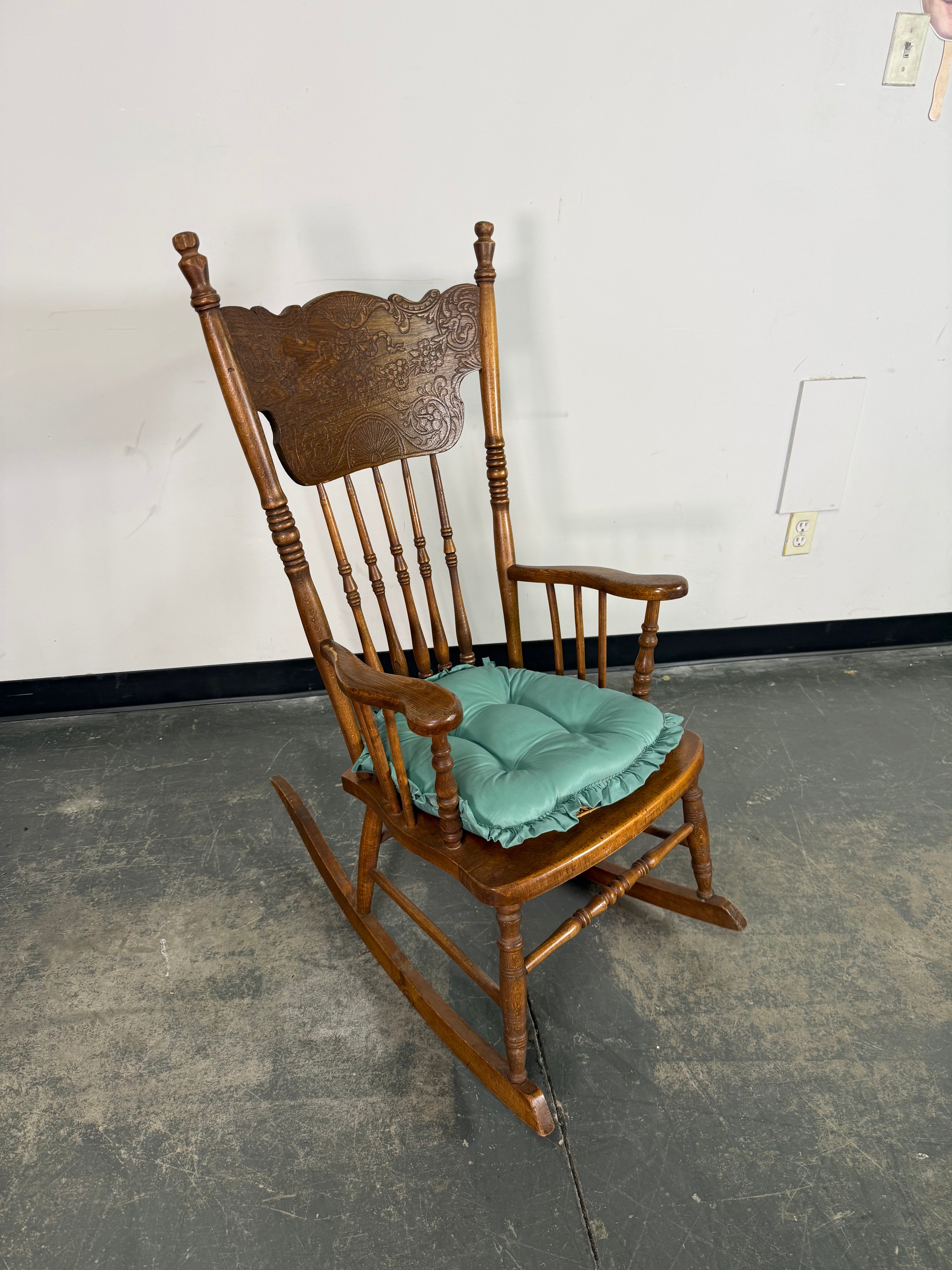 Vintage Wooden Rocking Chair