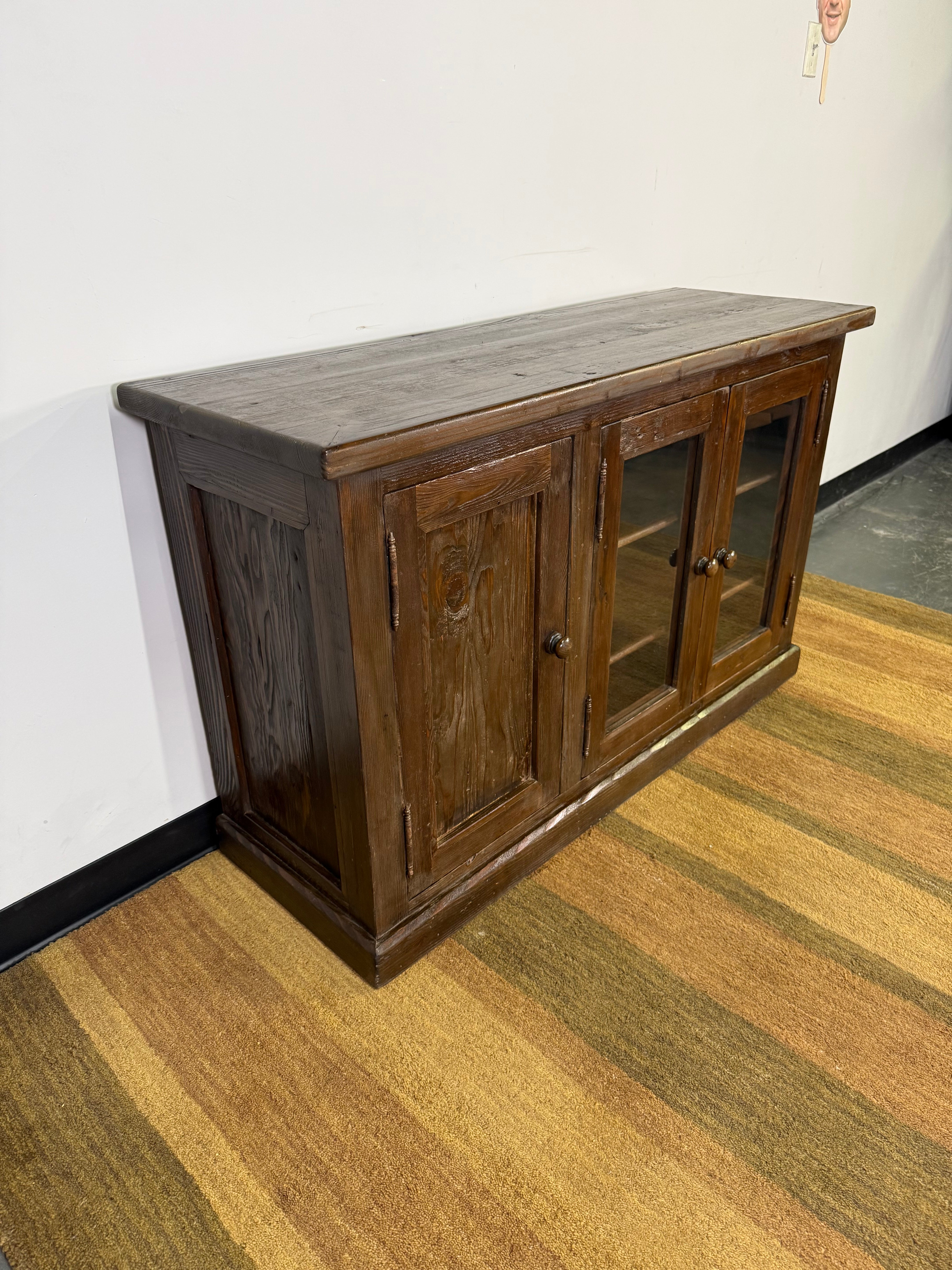 Rustic Solid Wood TV Stand / Media Console
