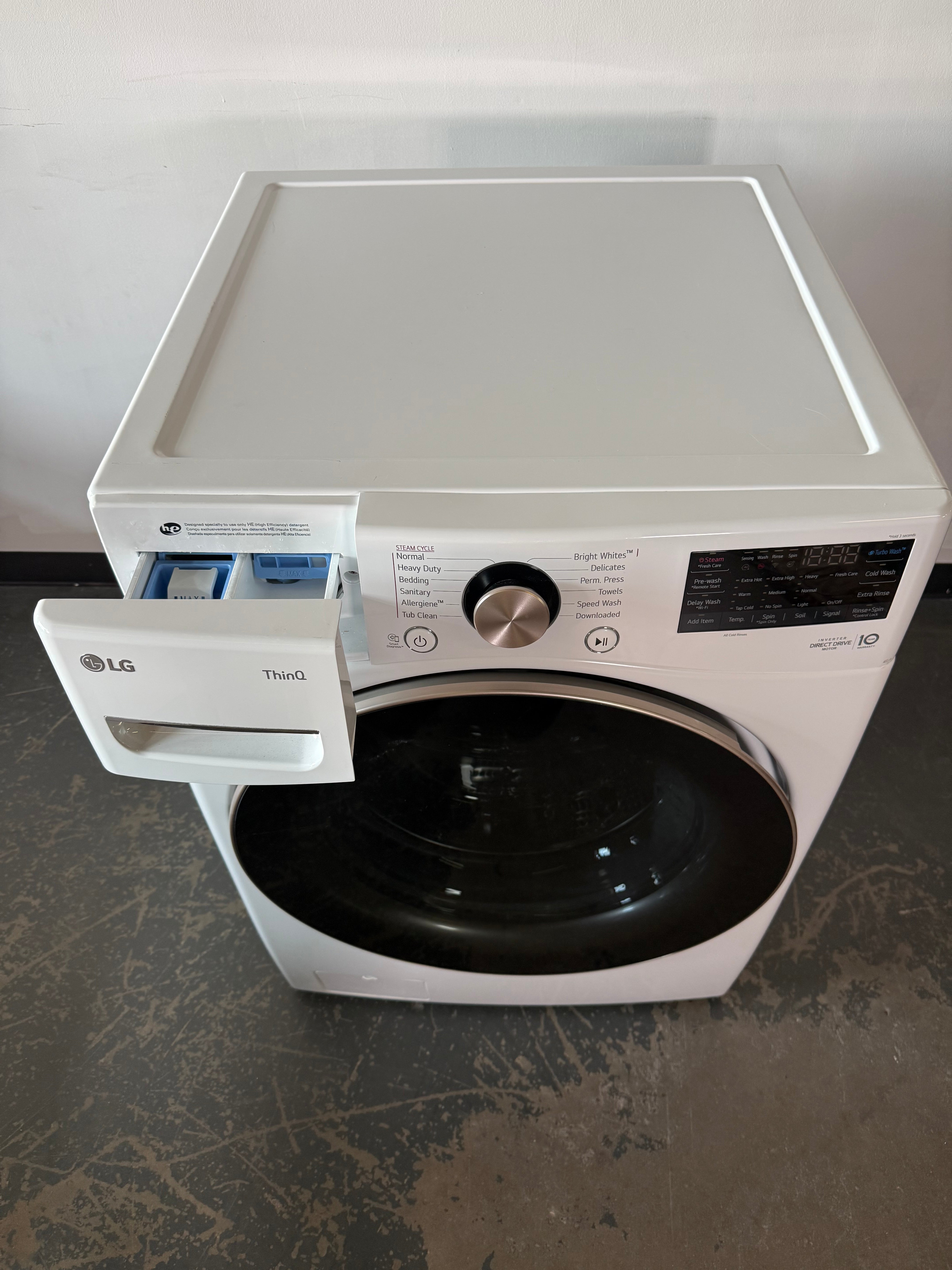 LG ThinQ Front-Load Washer & Dryer Set