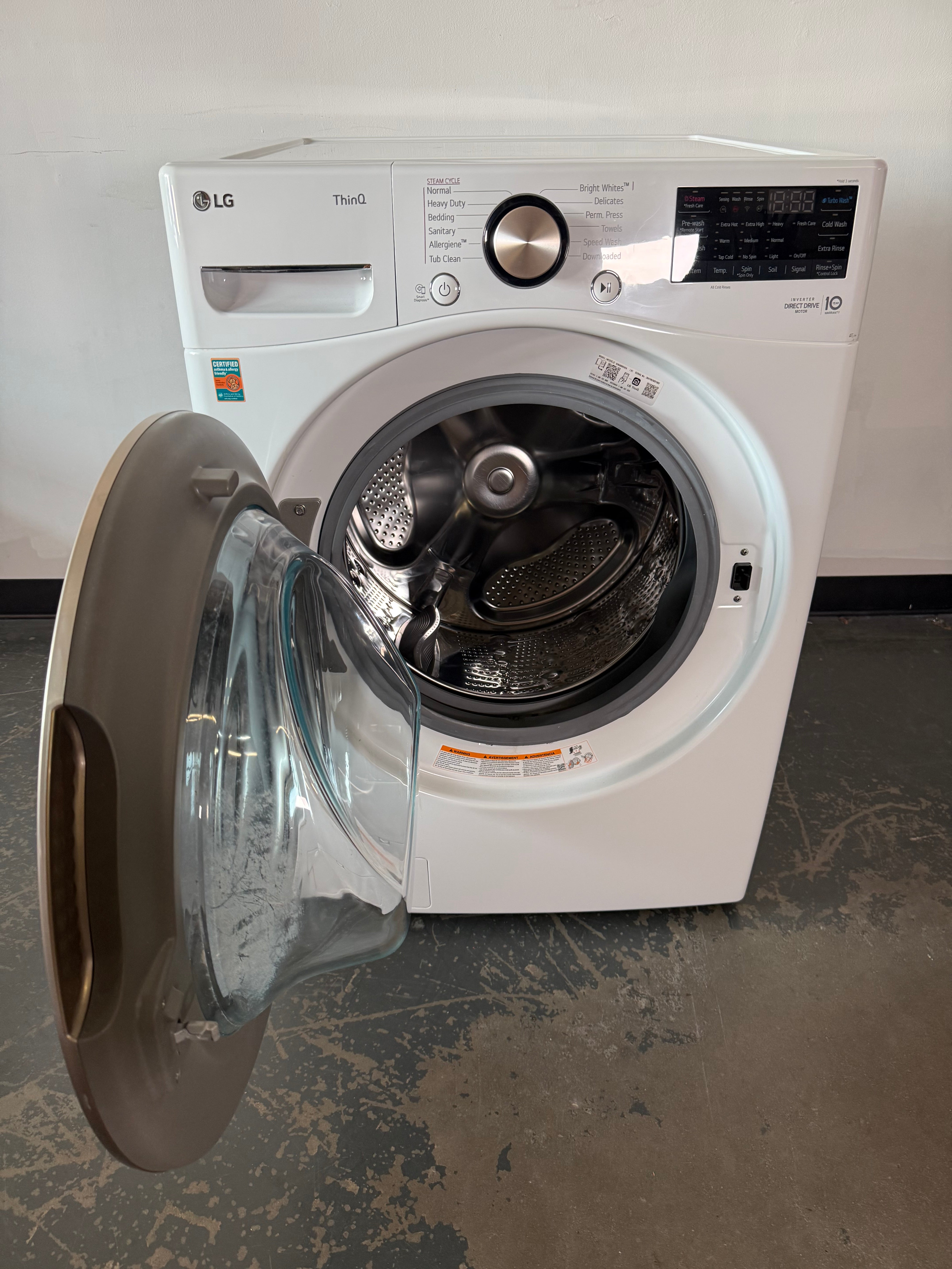 LG ThinQ Front-Load Washer & Dryer Set