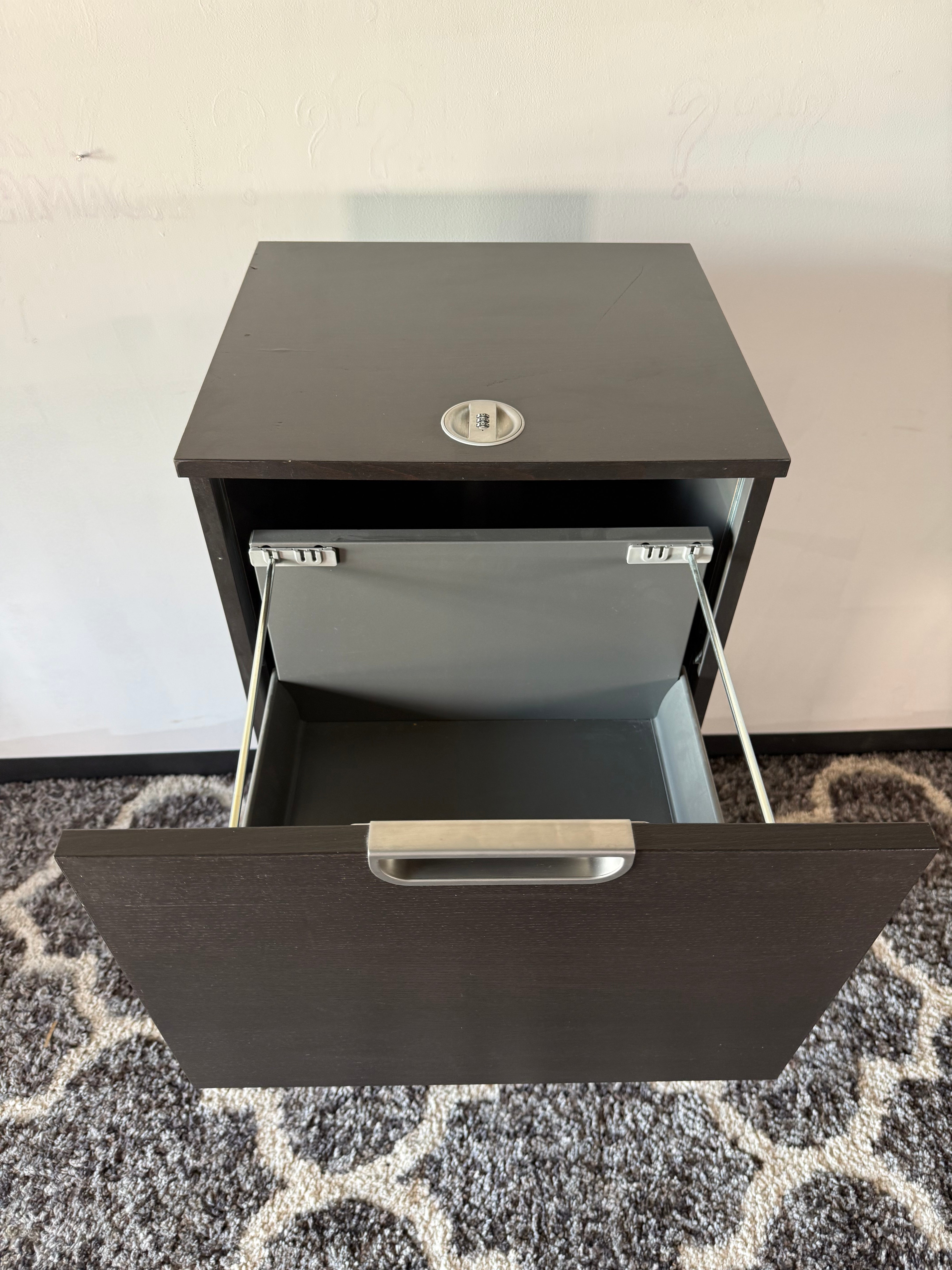 Locking Espresso File Cabinets&nbsp;