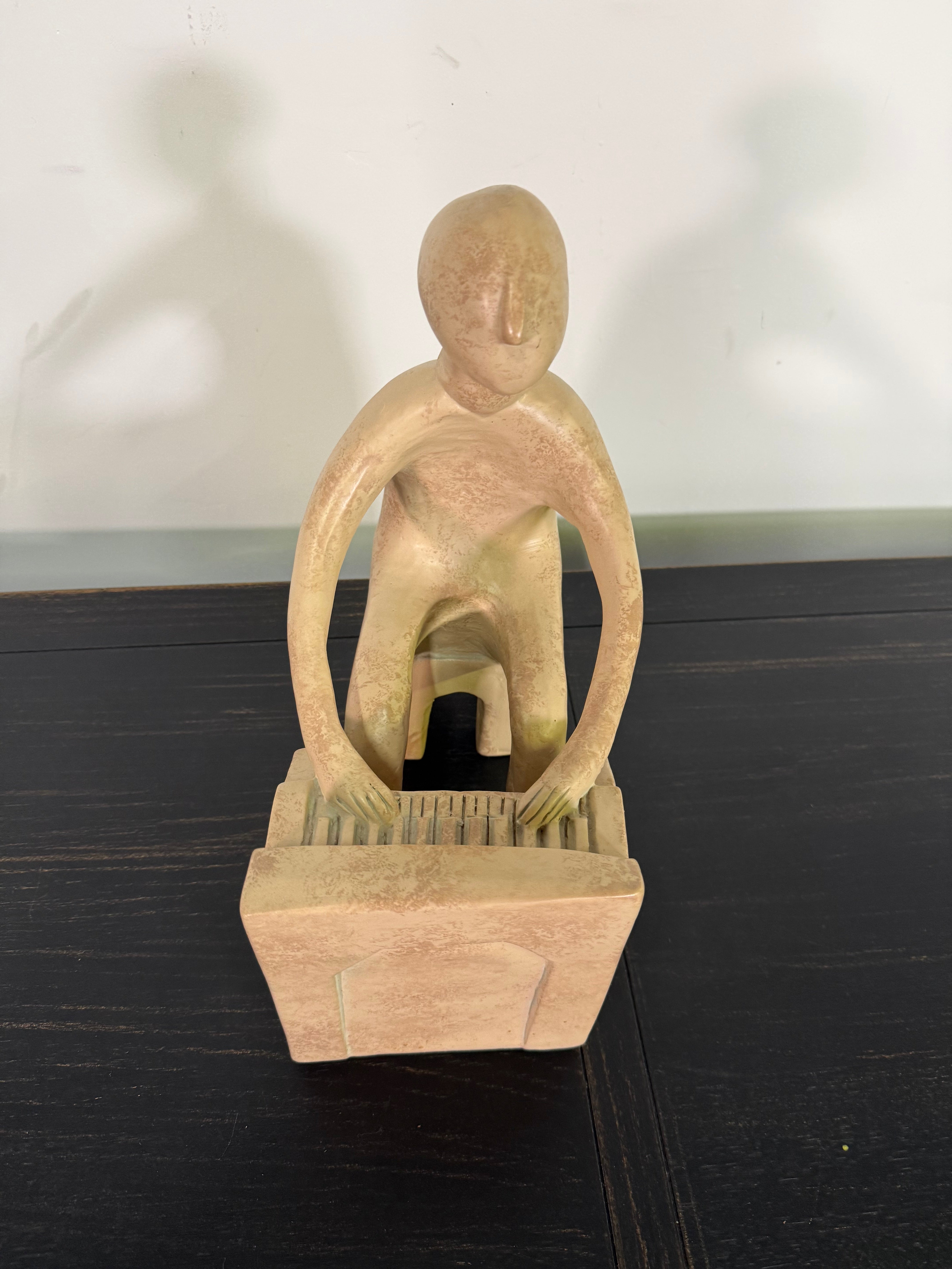 Modernist “Piano Man” Sculpture