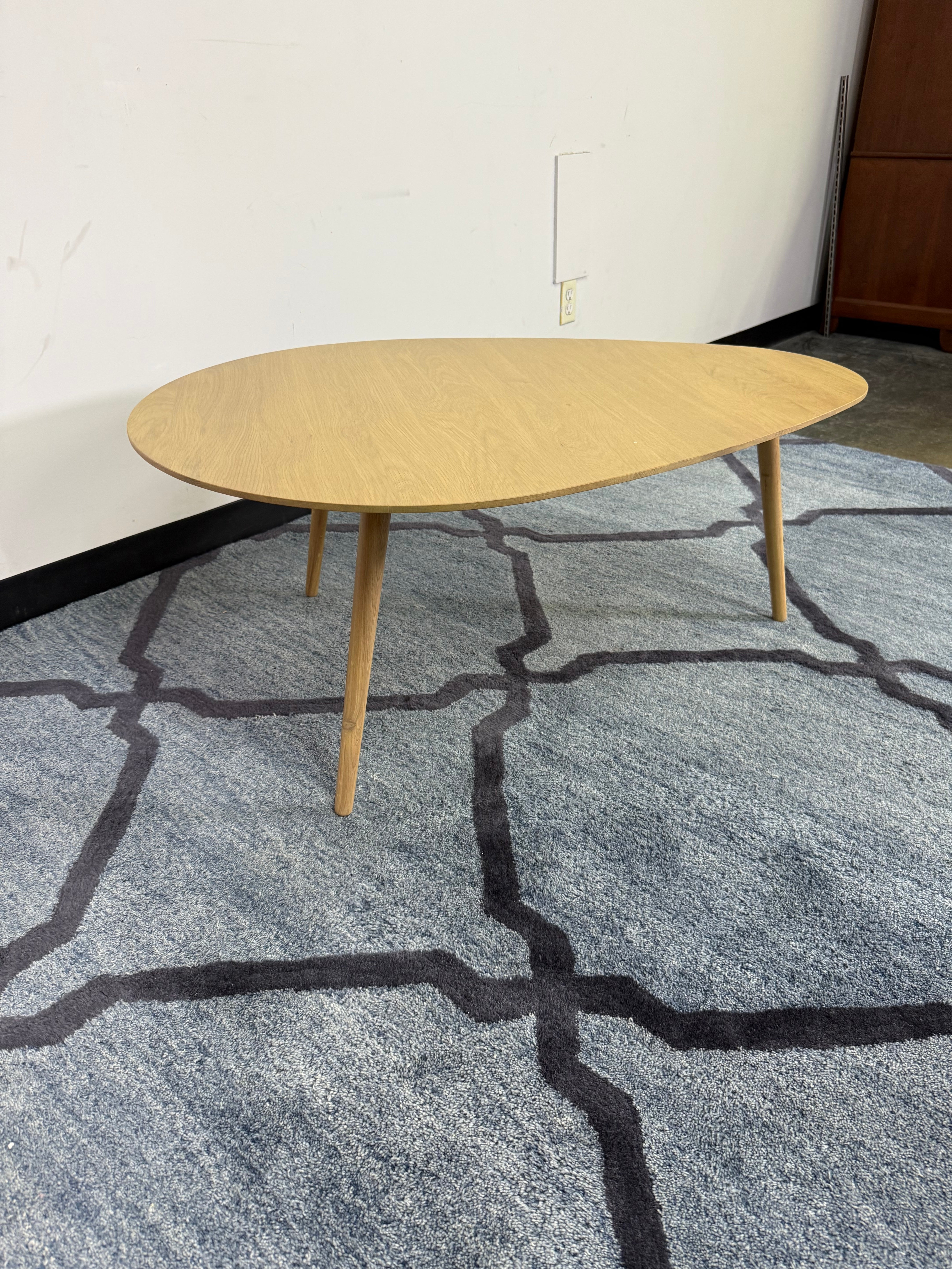 Article “Amoeba” White Oak Coffee Table