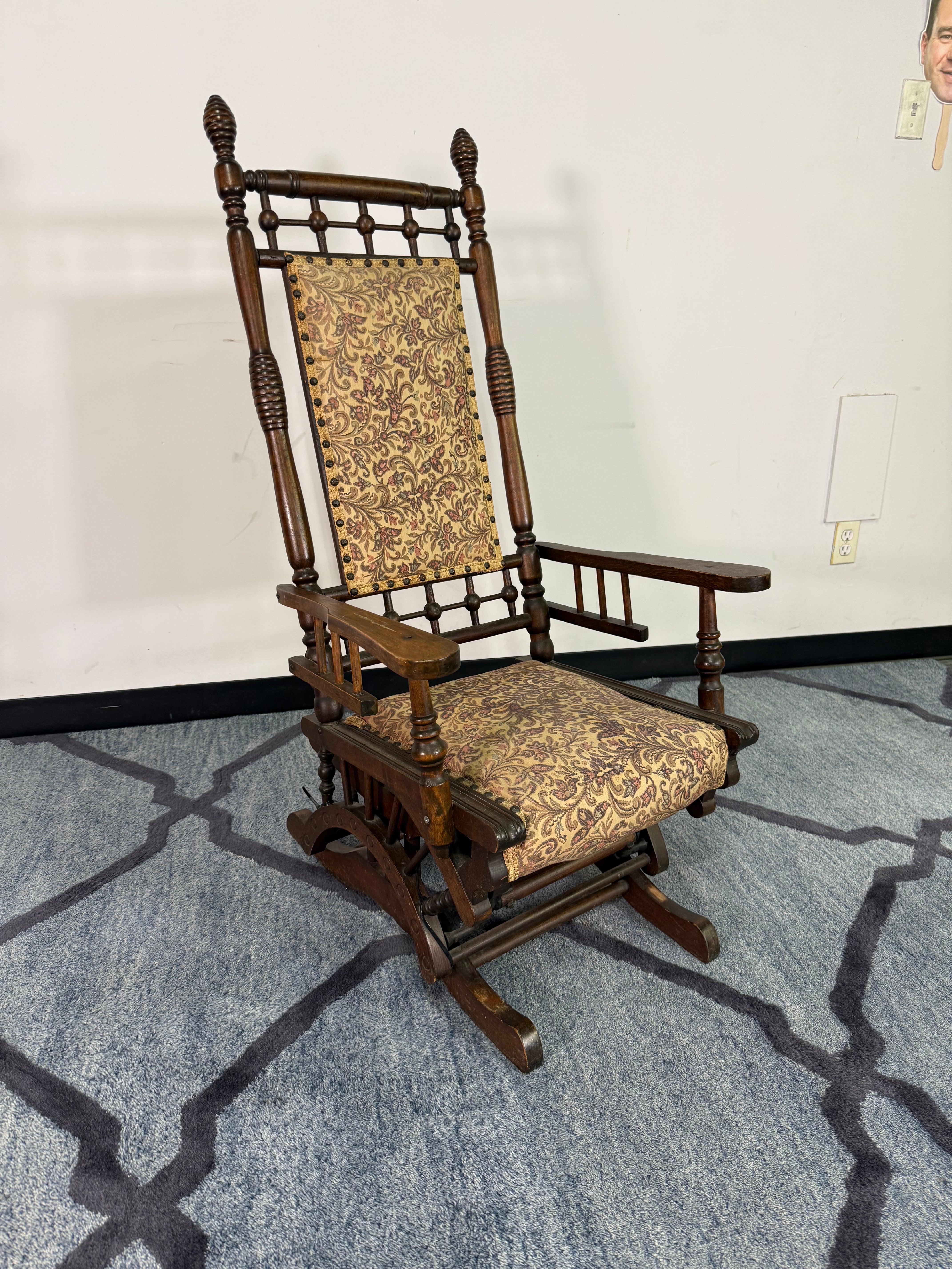 Antique Victorian Platform Rocker